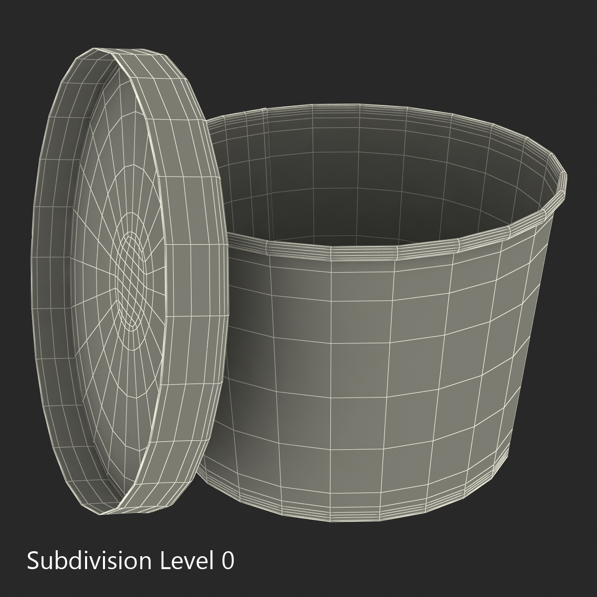 Ice Cream Gallon Generic Pack 3D model