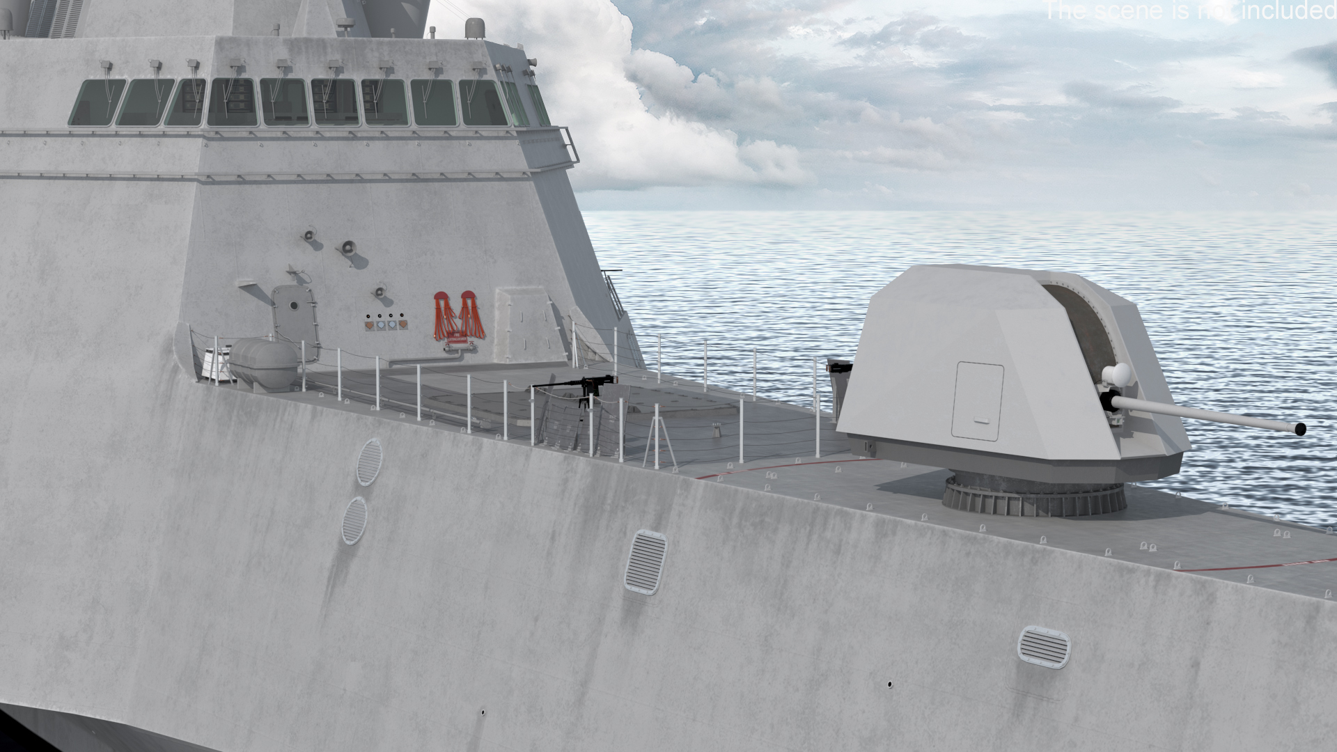 3D model USS Independence LCS 2 with Combat Helicopter