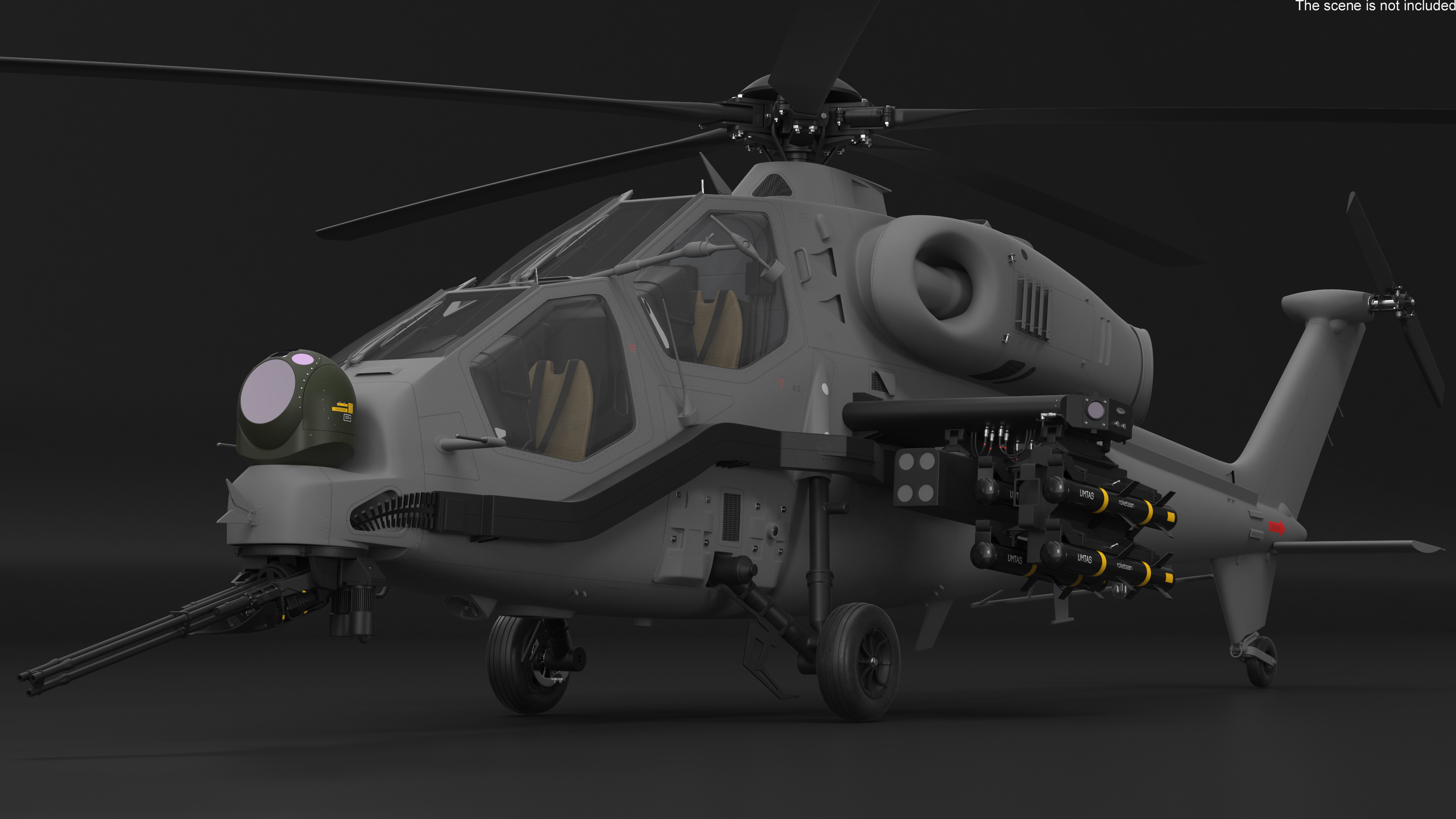 3D model USS Independence LCS 2 with Combat Helicopter