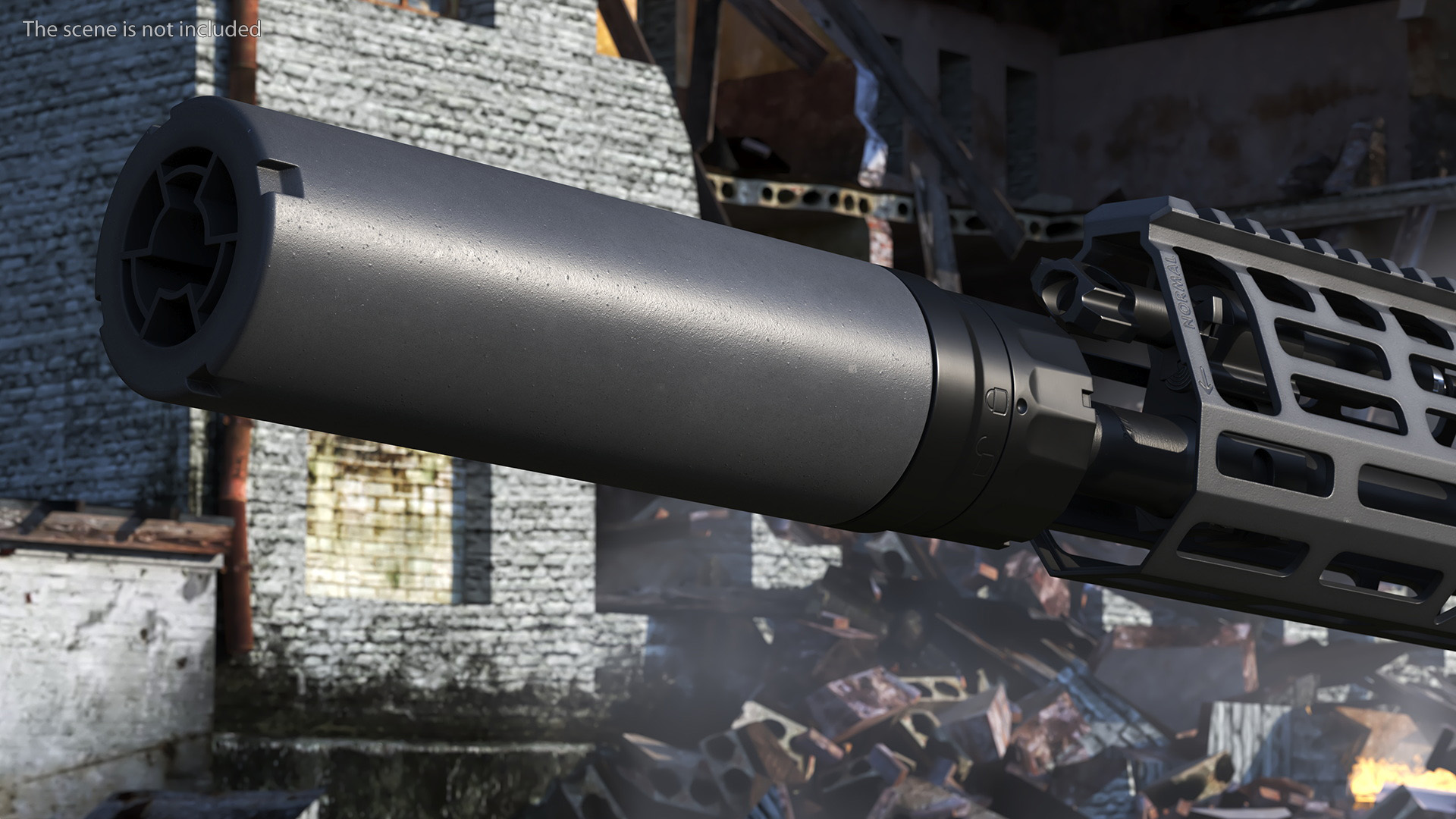 3D model Multi Caliber Assault Rifle in Case
