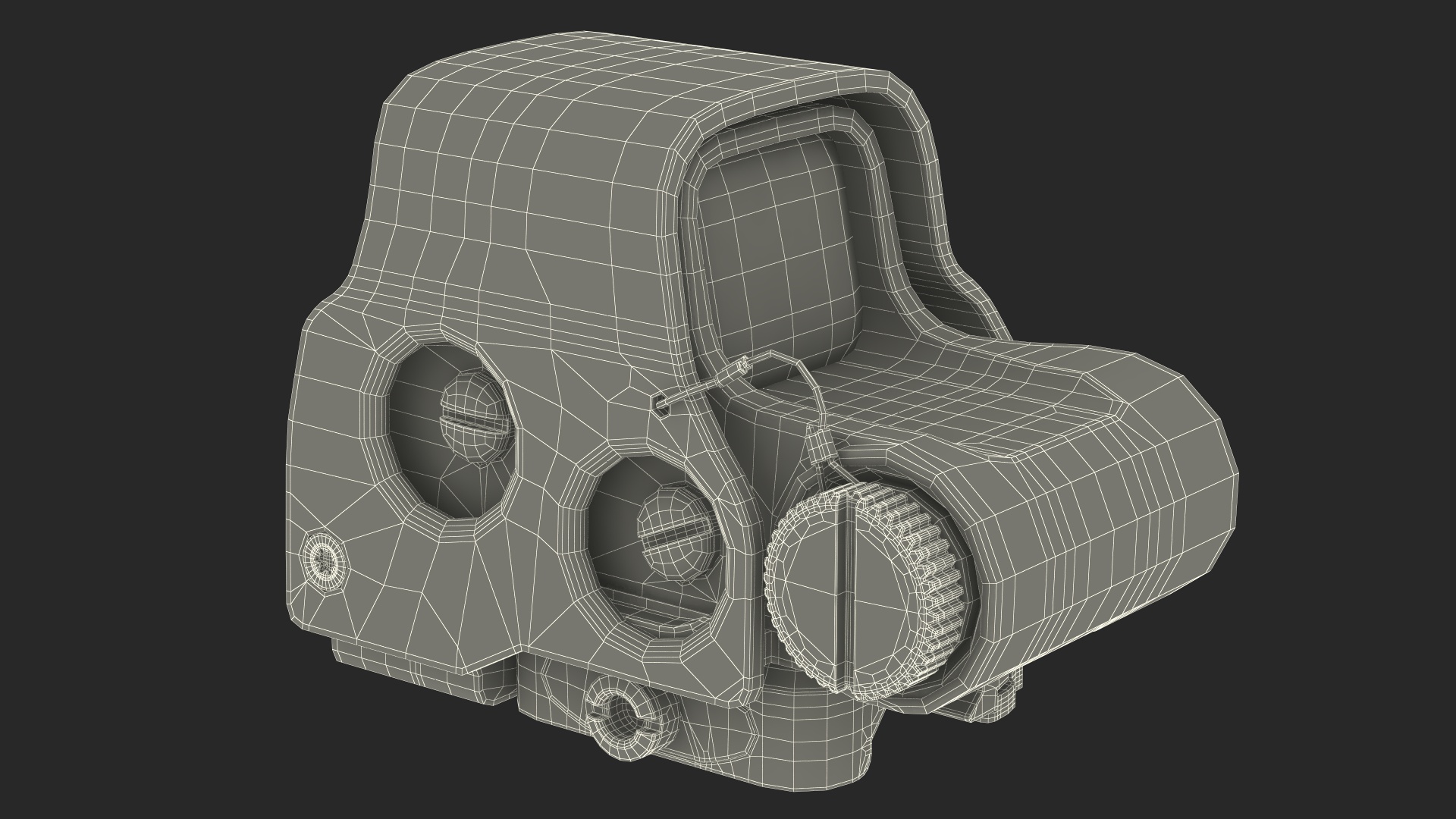 3D model Multi Caliber Assault Rifle in Case
