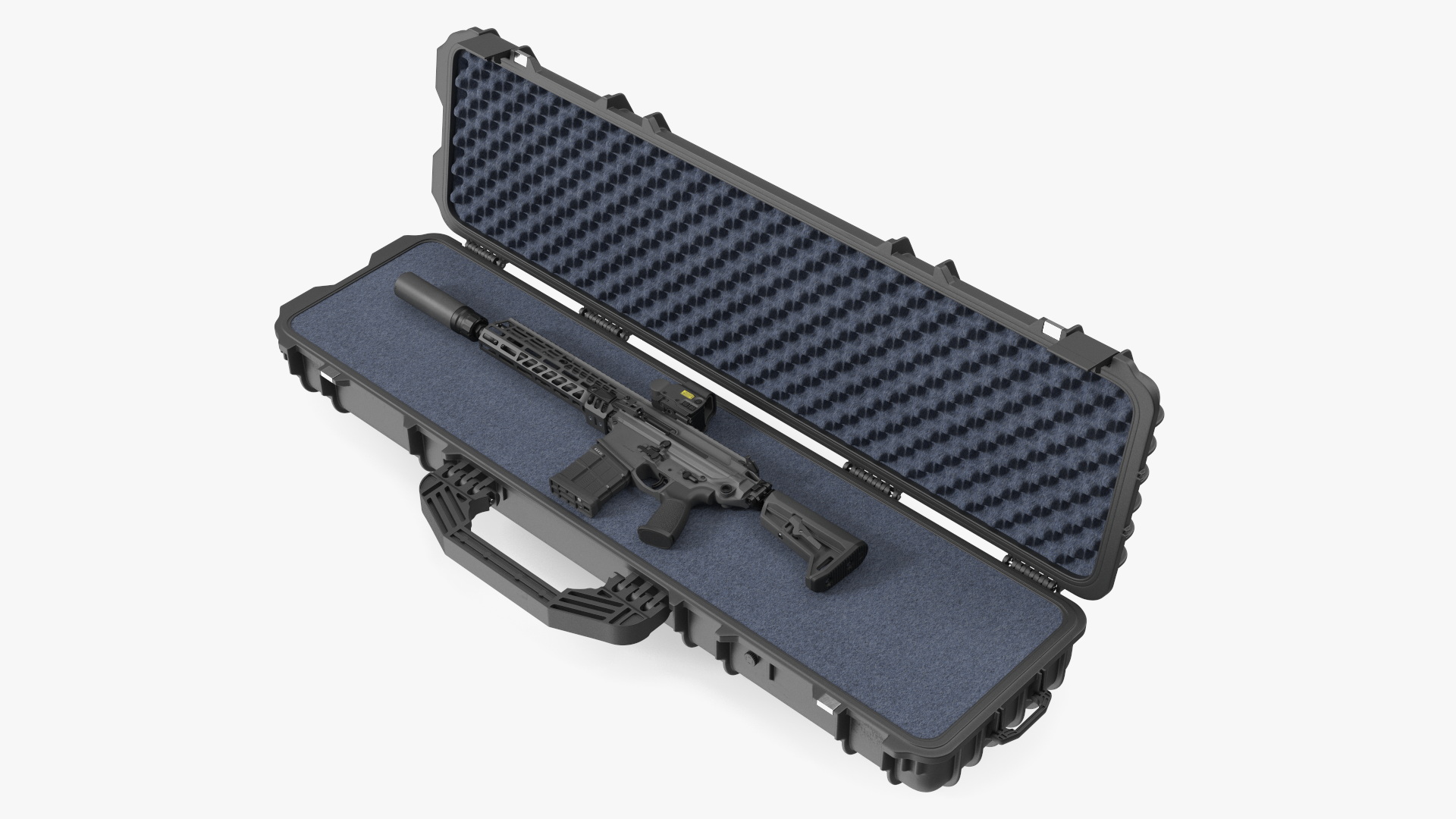 3D model Multi Caliber Assault Rifle in Case