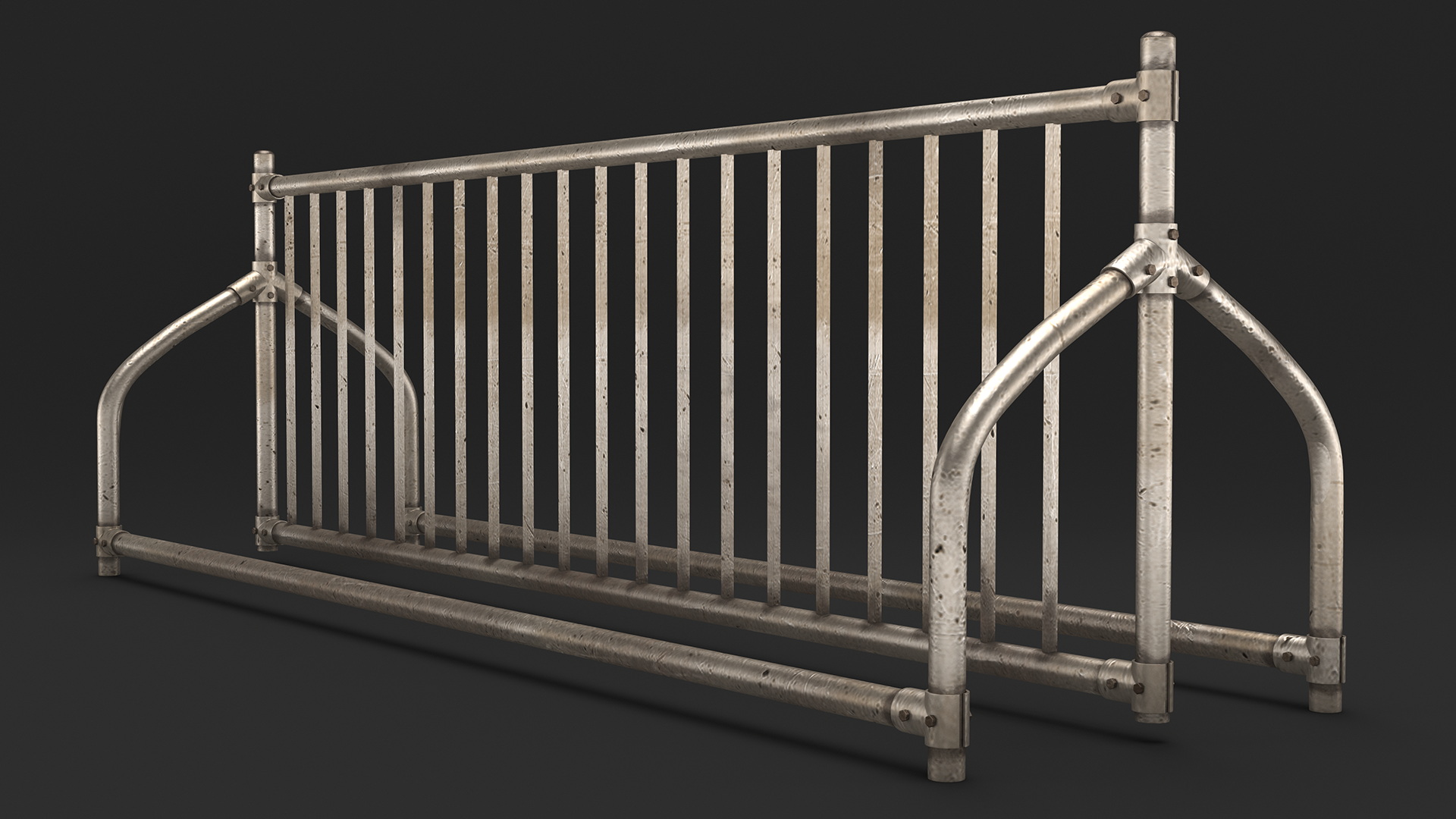 Double Sided Bike Rack 3D