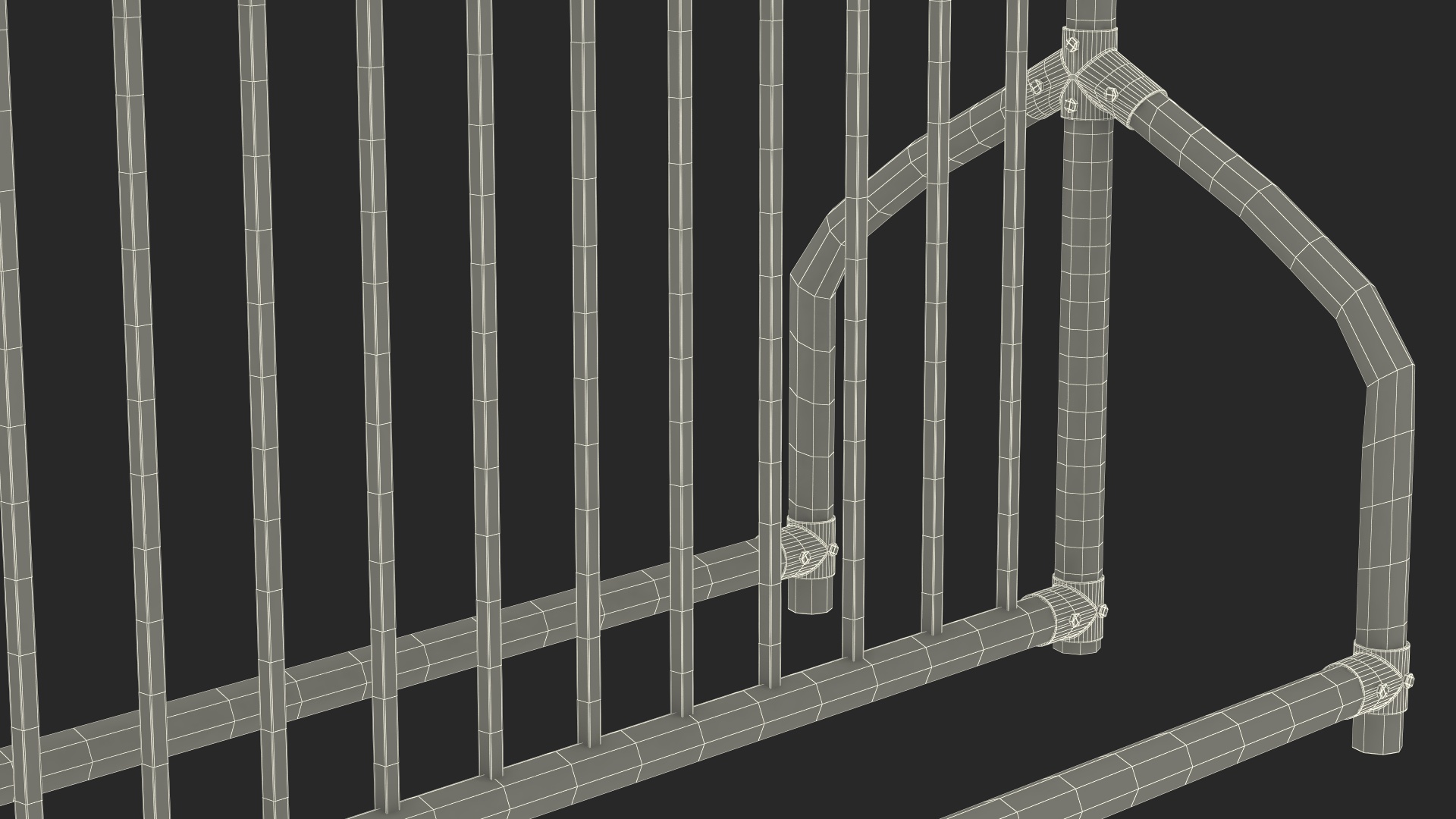 Double Sided Bike Rack 3D