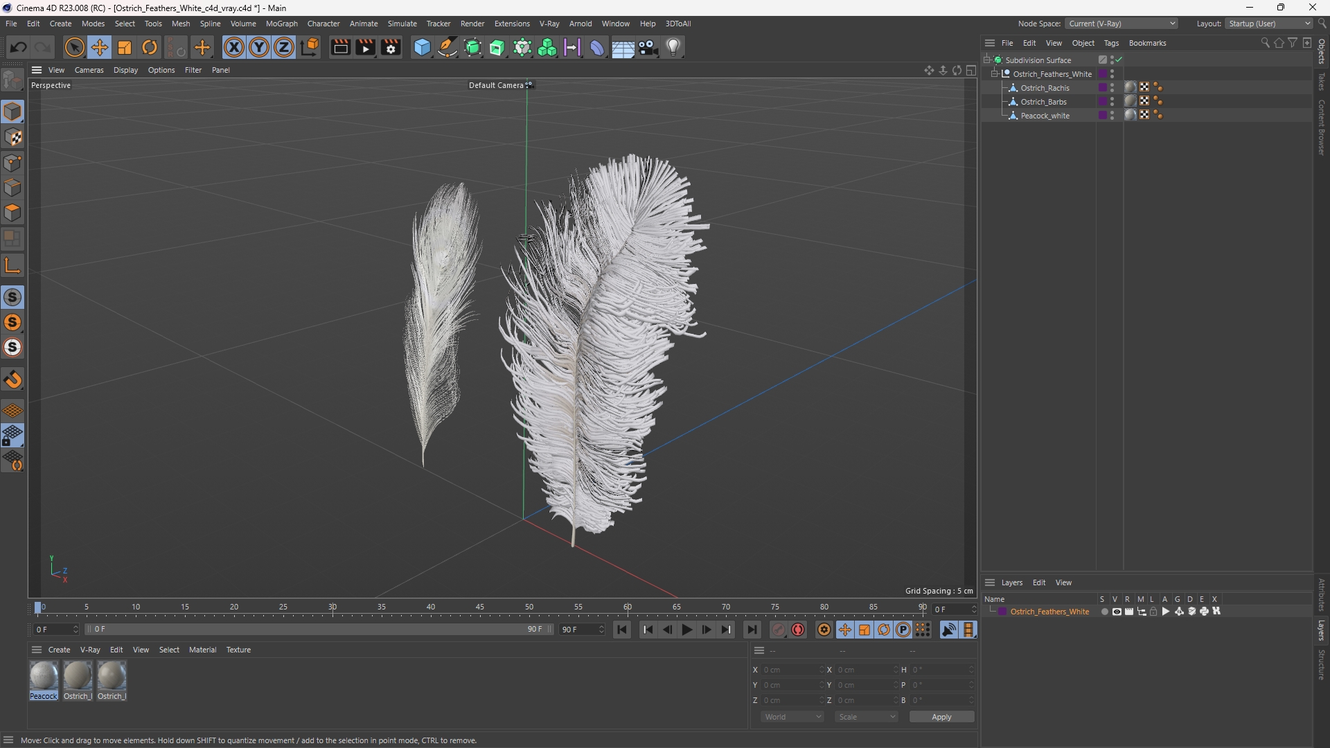 Ostrich Feathers White - view 12