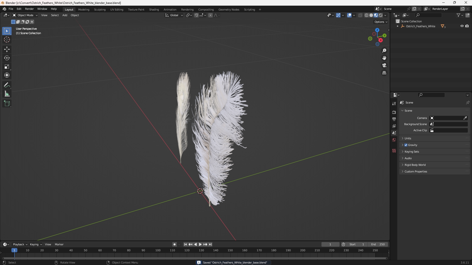 Ostrich Feathers White - view 10