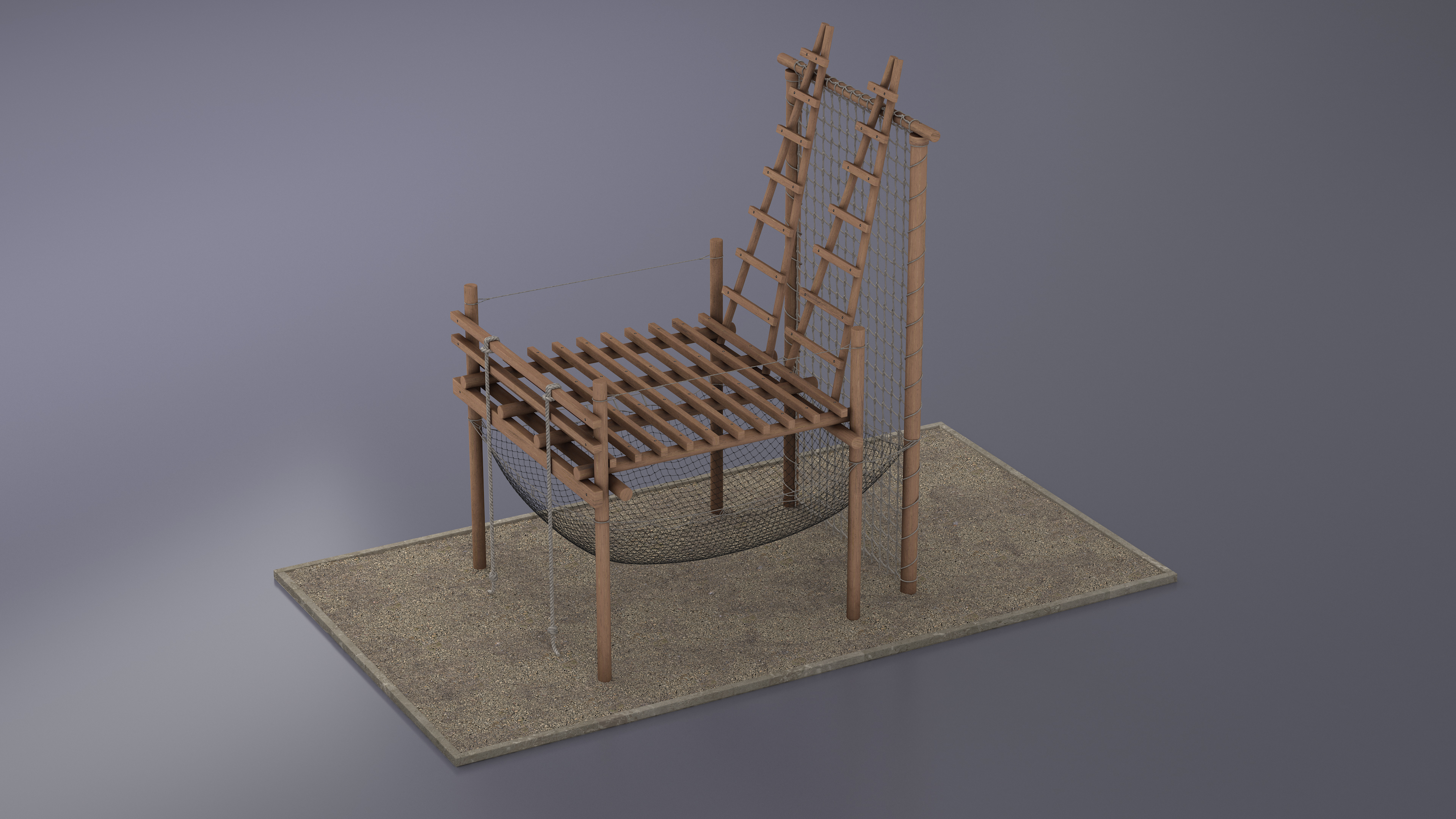 3D Tough One Obstacle model