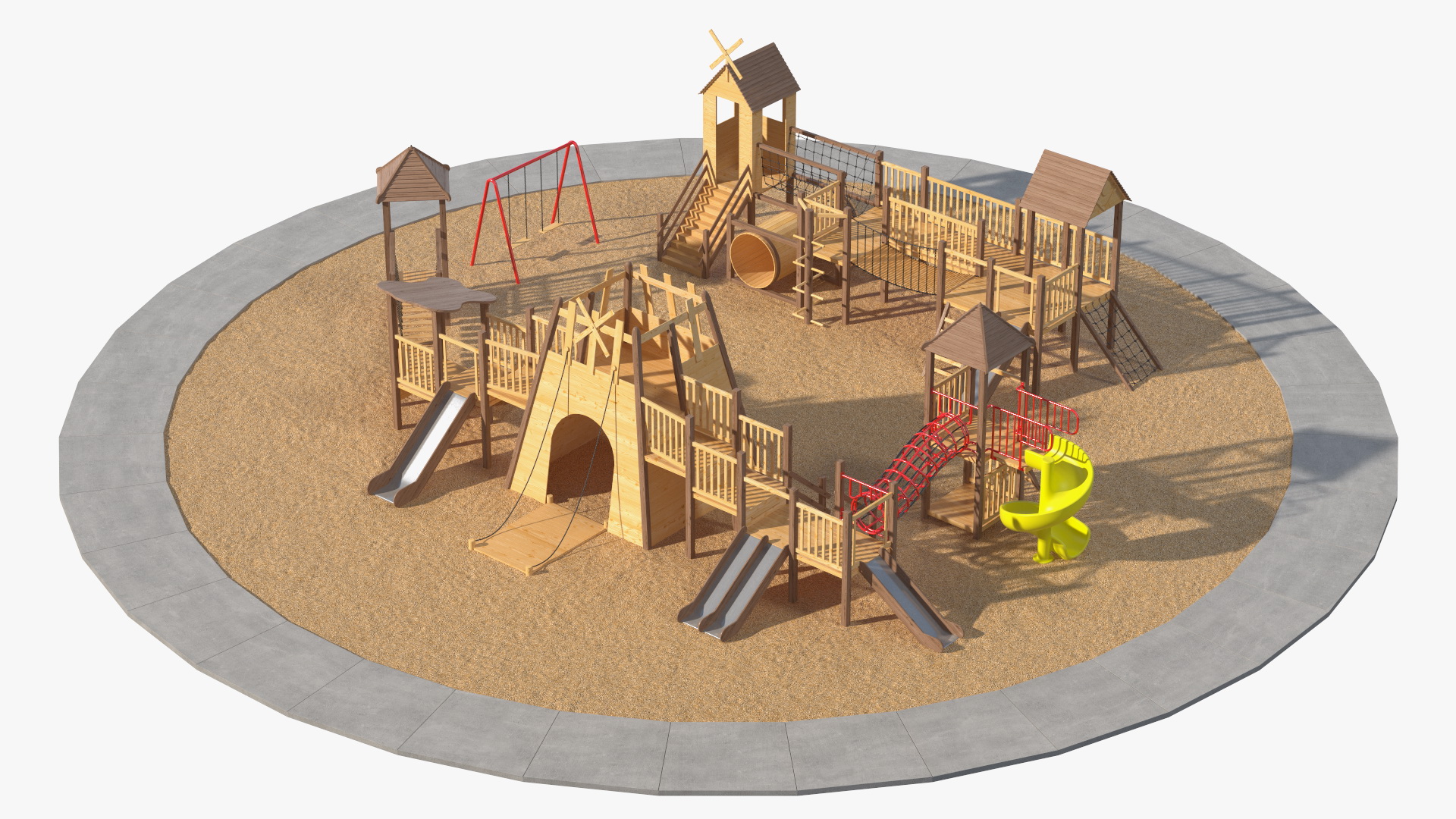Wooden Playground 3D