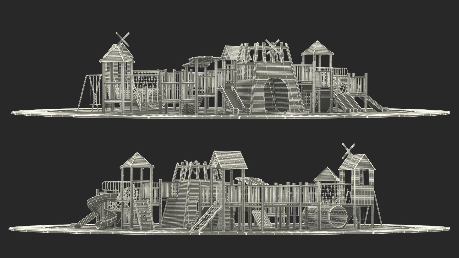 Wooden Playground 3D