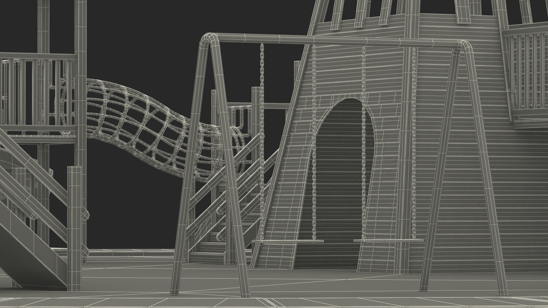 Wooden Playground 3D