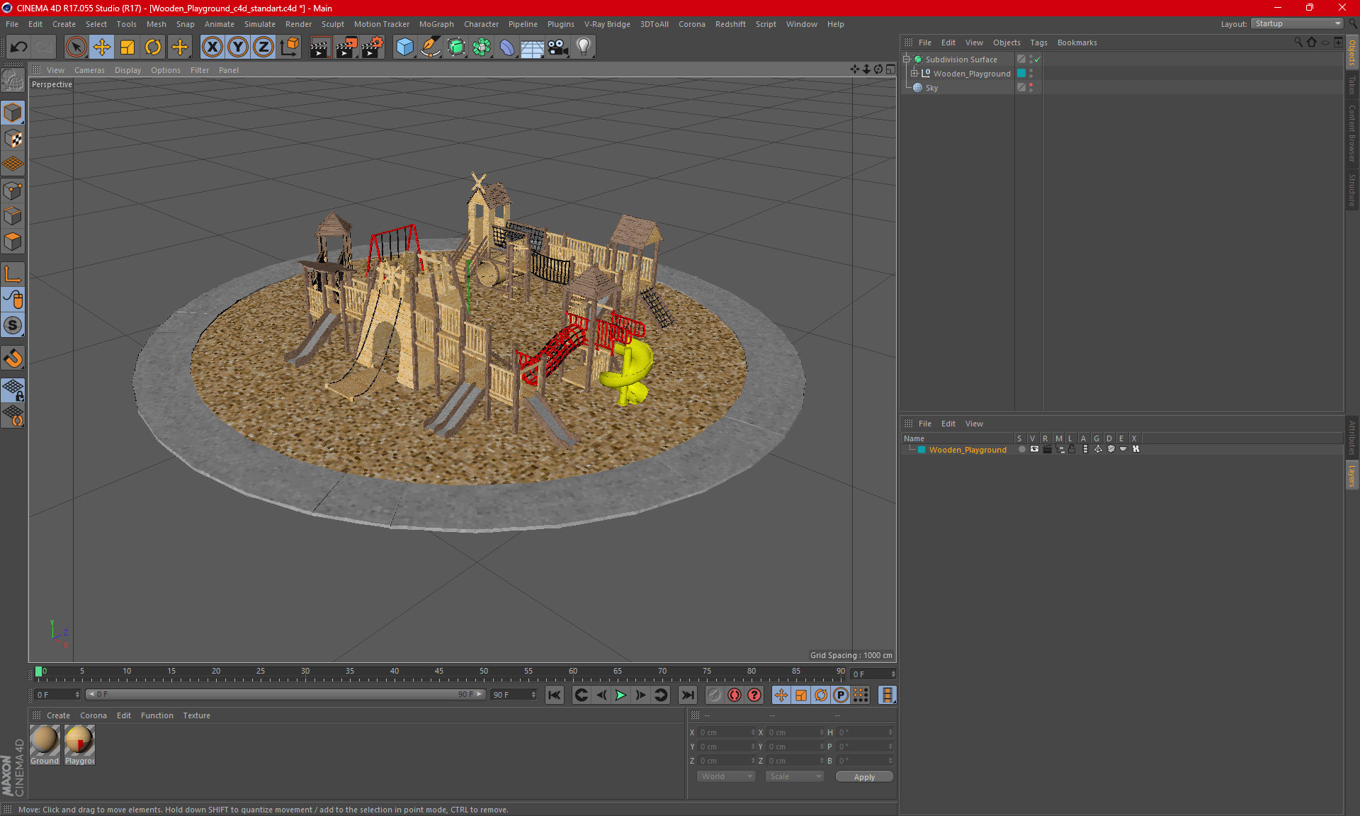 Wooden Playground 3D