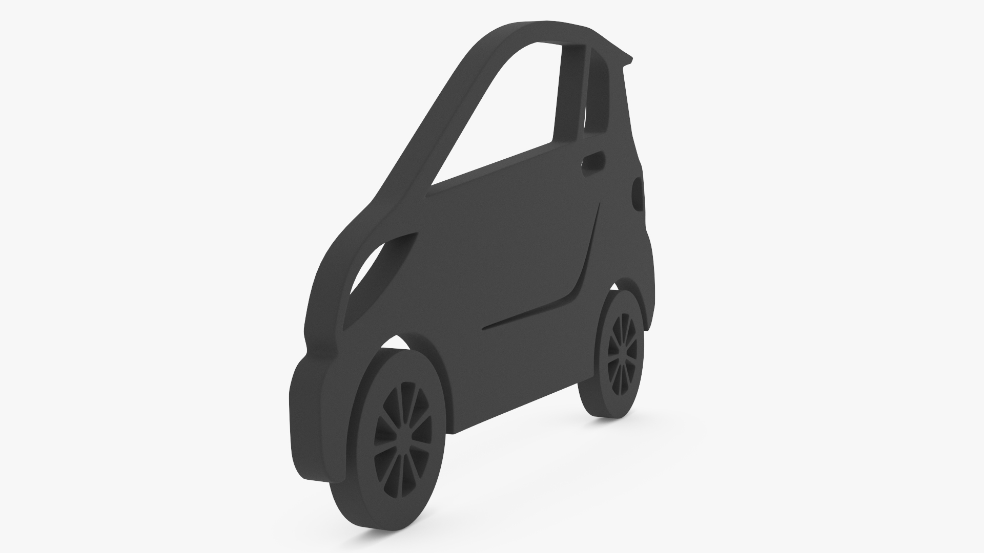 3D model Car Micro Silhouette