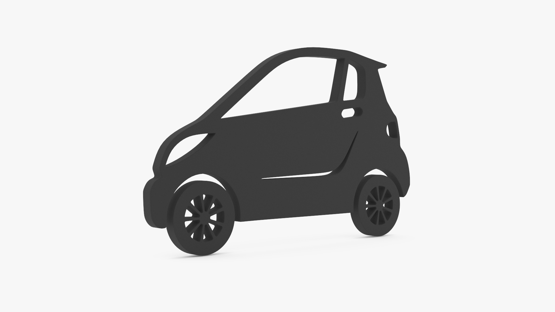3D model Car Micro Silhouette