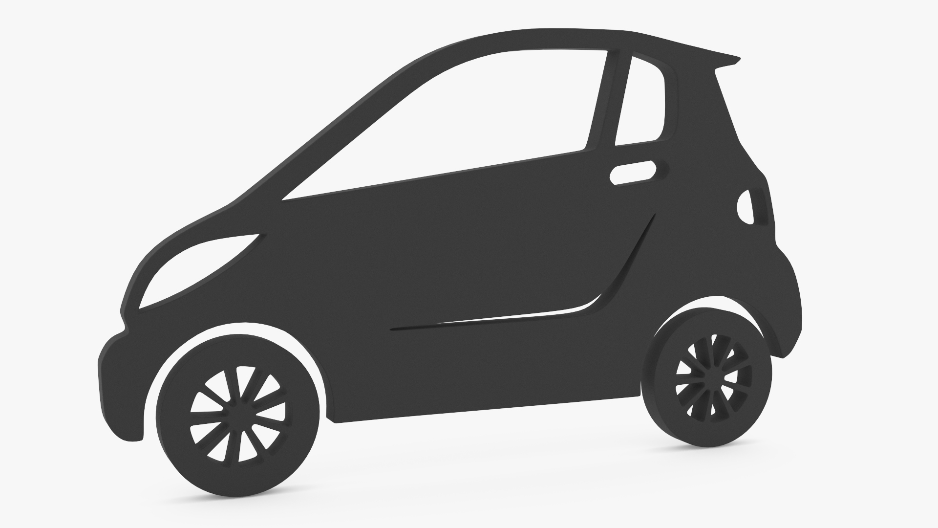 3D model Car Micro Silhouette