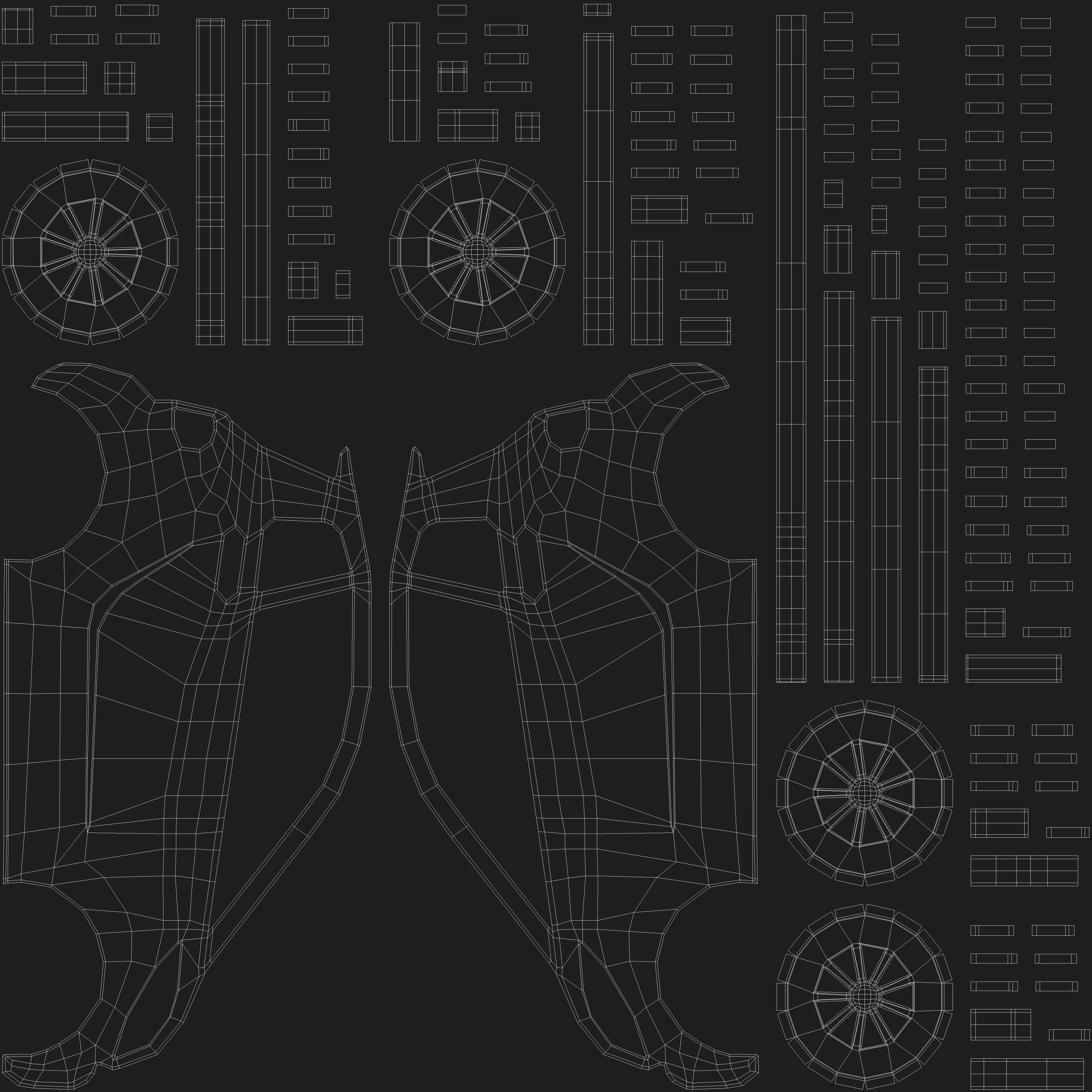 3D model Car Micro Silhouette