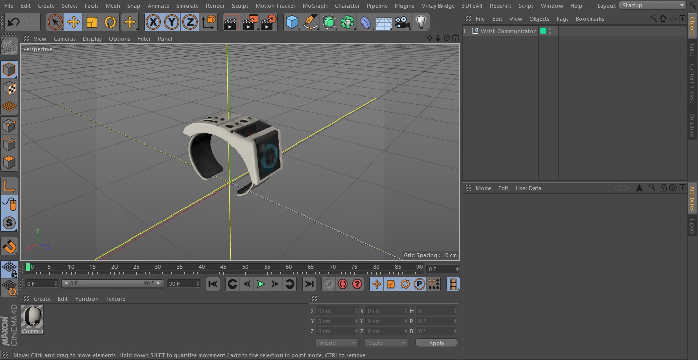 3D Wrist Communicator model