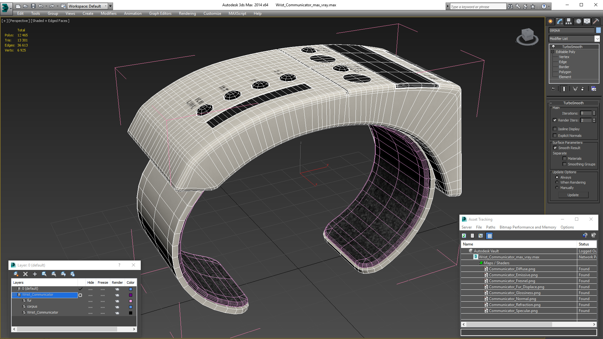 3D Wrist Communicator model