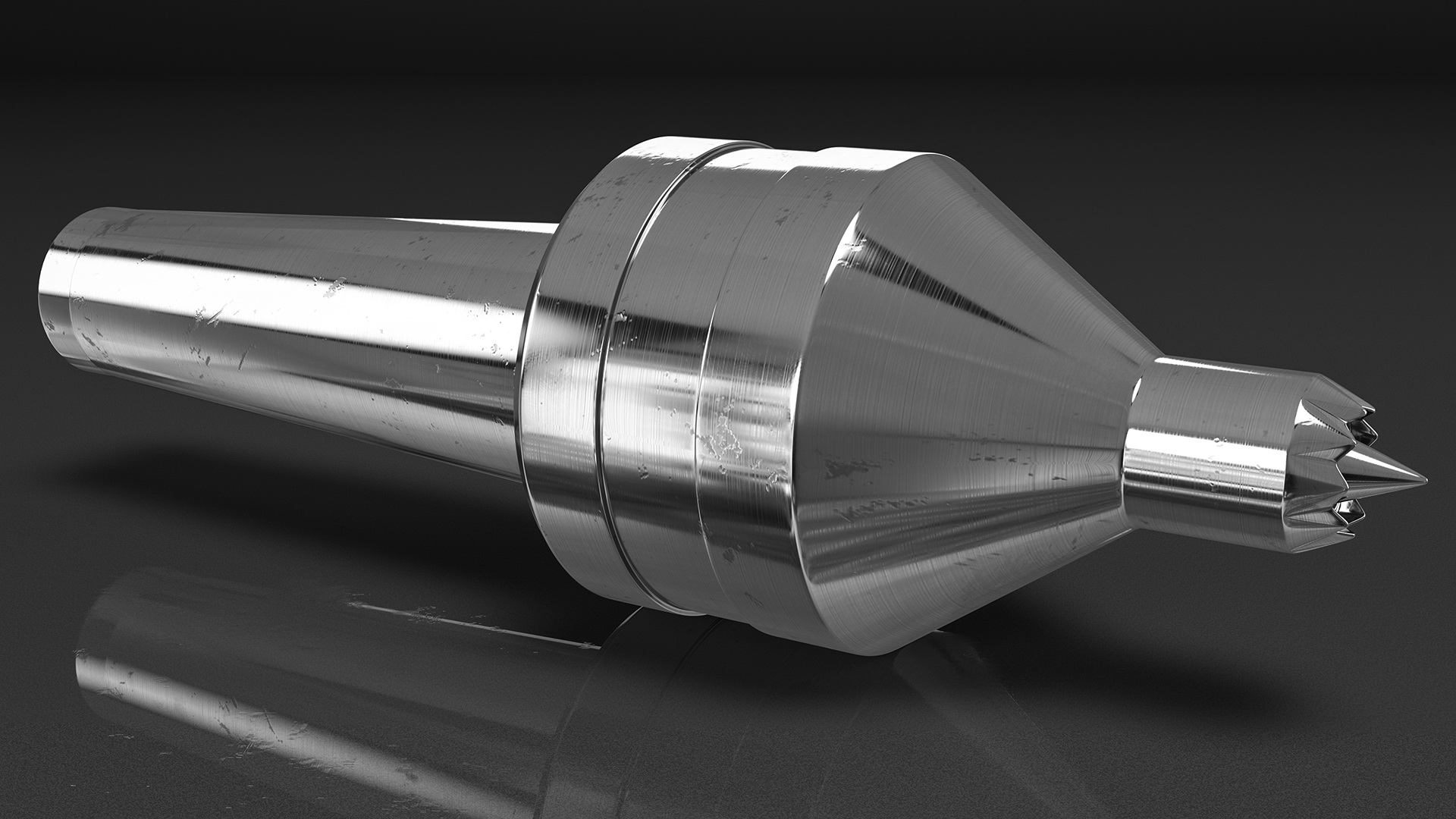 3D MT2 Crown Revolving Live Center for Wood Lathe