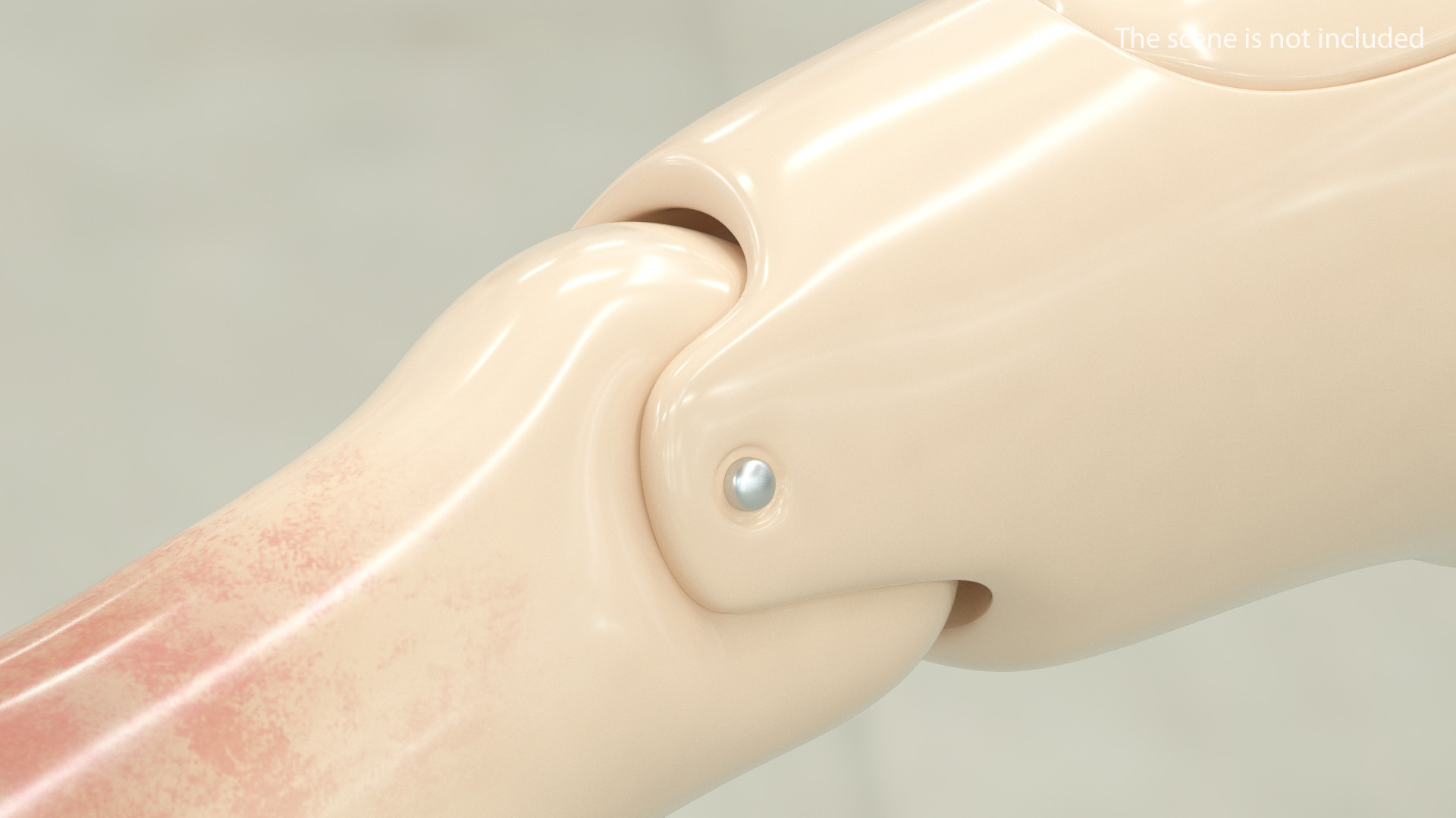 3D model Injured Firstaid Mannequin Leg
