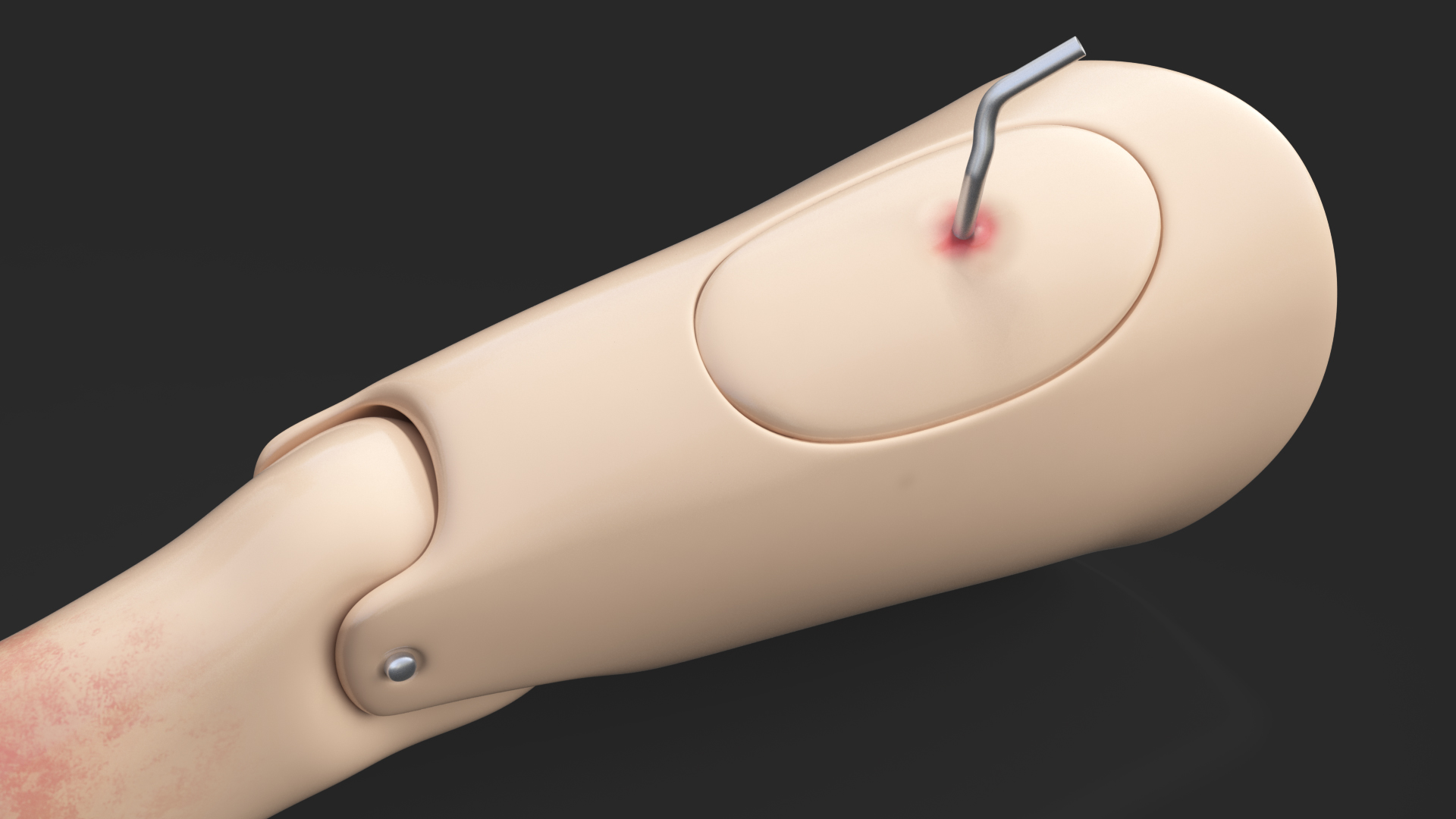 3D model Injured Firstaid Mannequin Leg