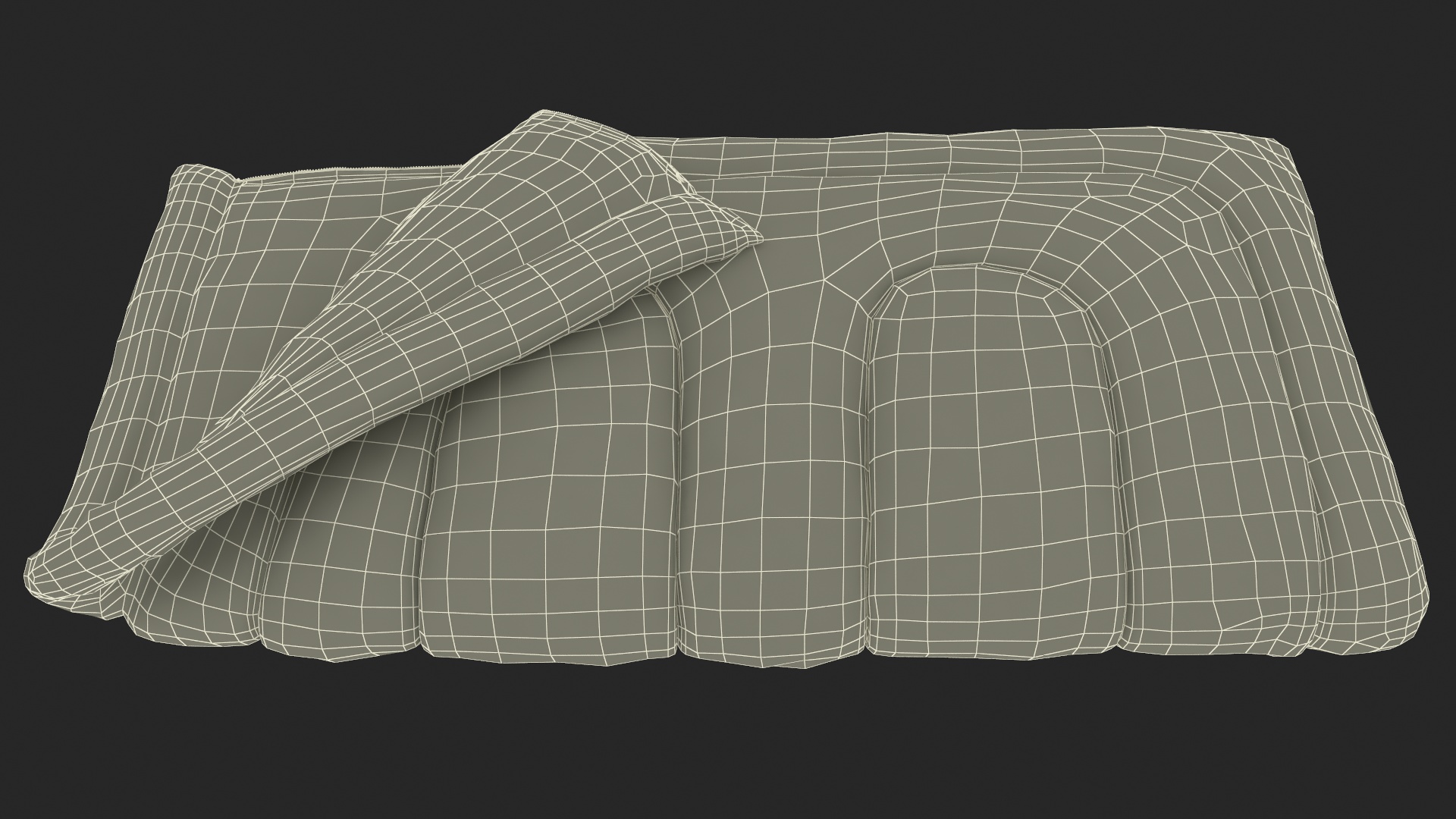 Single Camping Sleeping Bag 3D