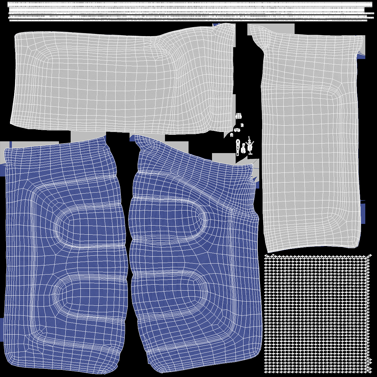 Single Camping Sleeping Bag 3D
