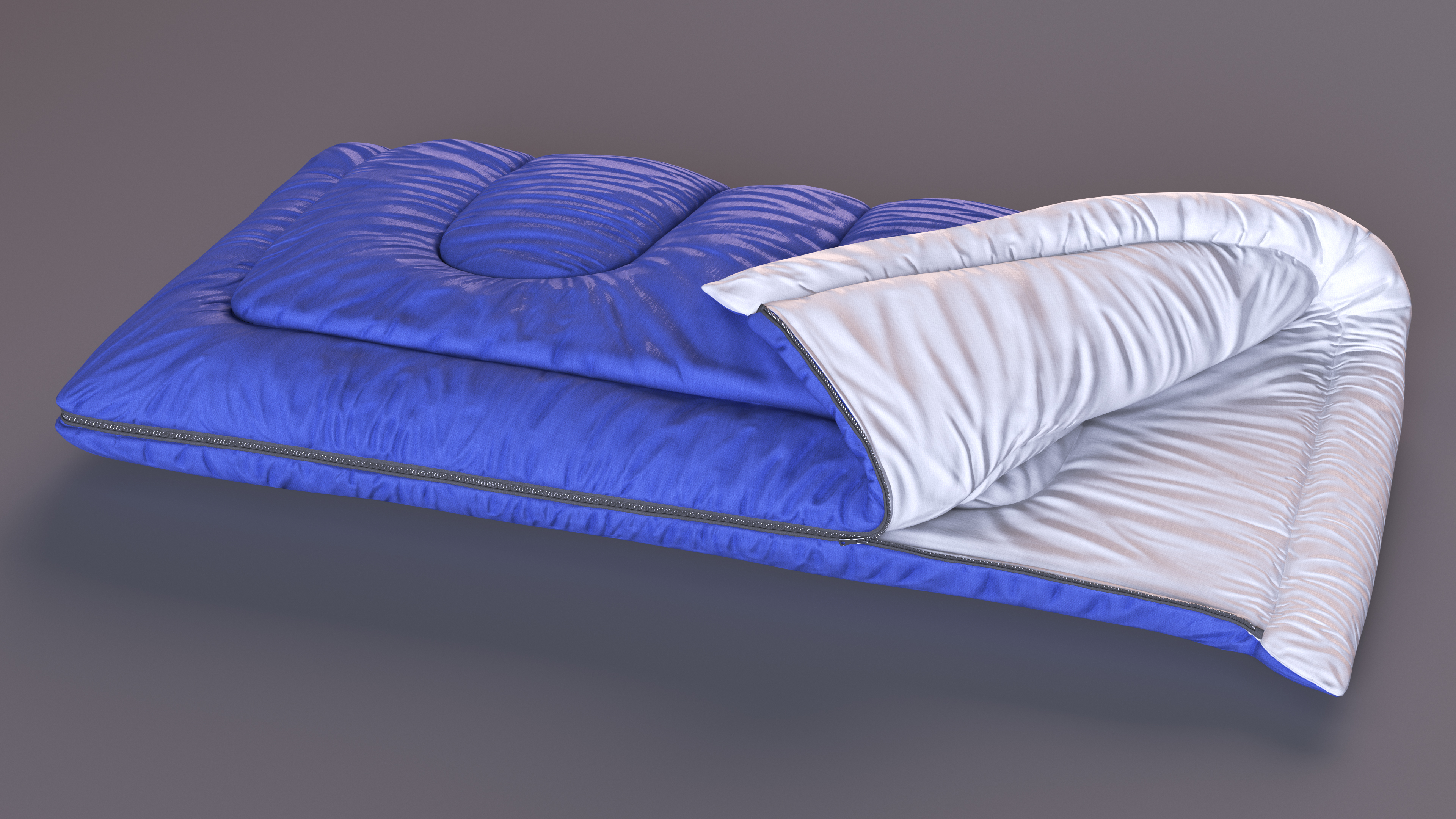 Single Camping Sleeping Bag 3D