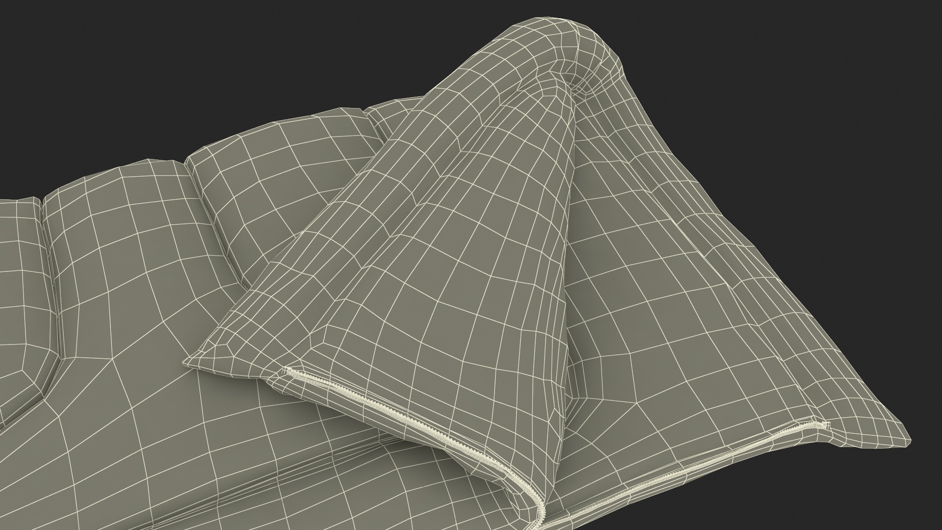 Single Camping Sleeping Bag 3D