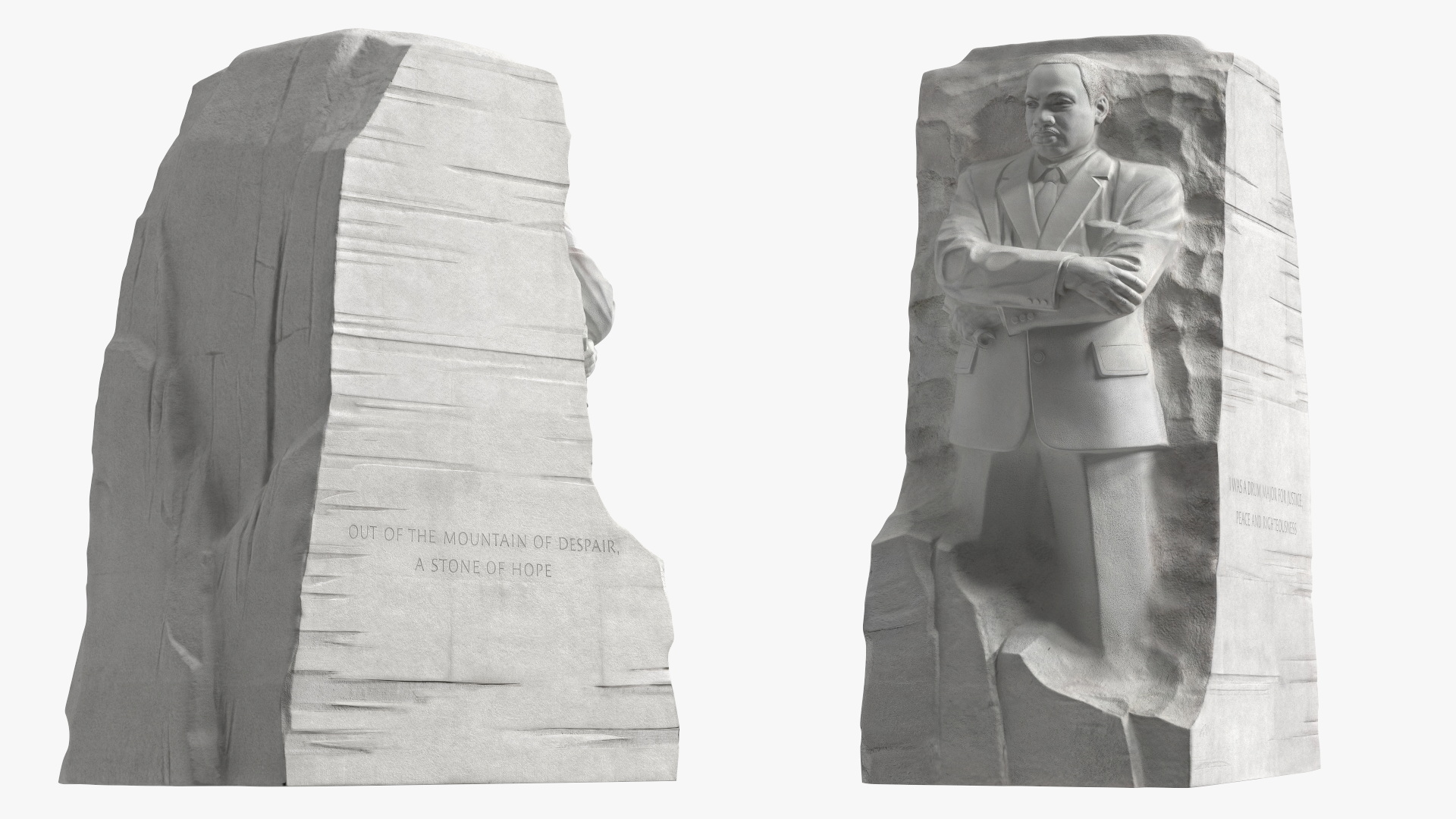 3D model Martin Luther King Jr Memorial