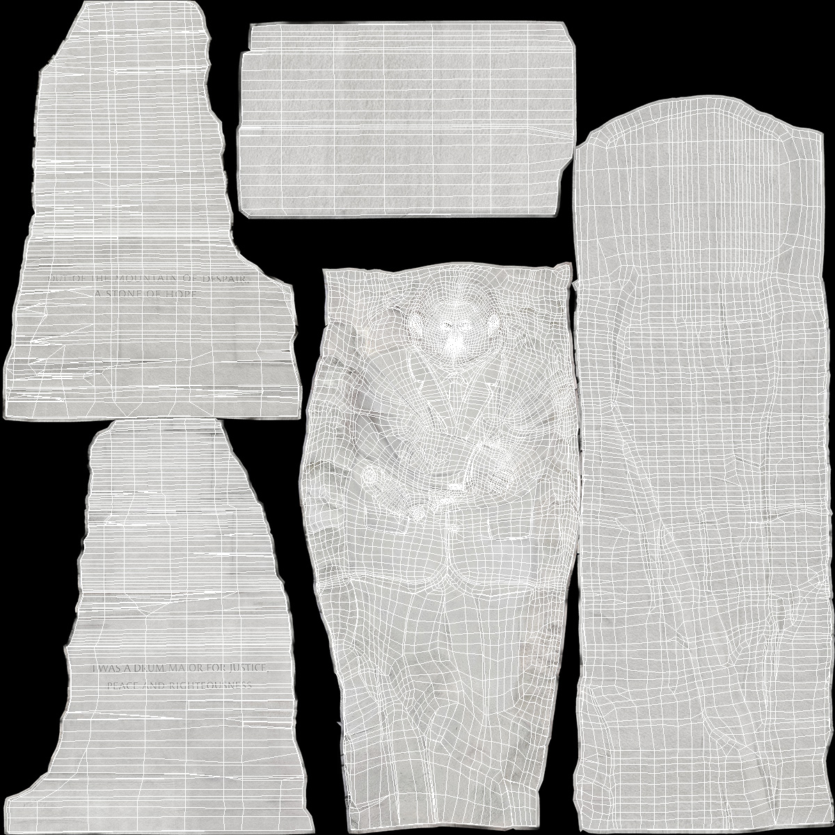 3D model Martin Luther King Jr Memorial