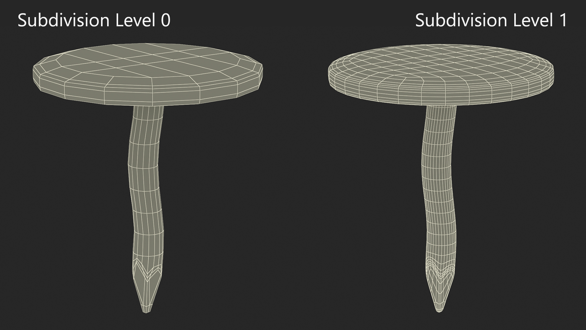 Furniture Nails Old 3D model