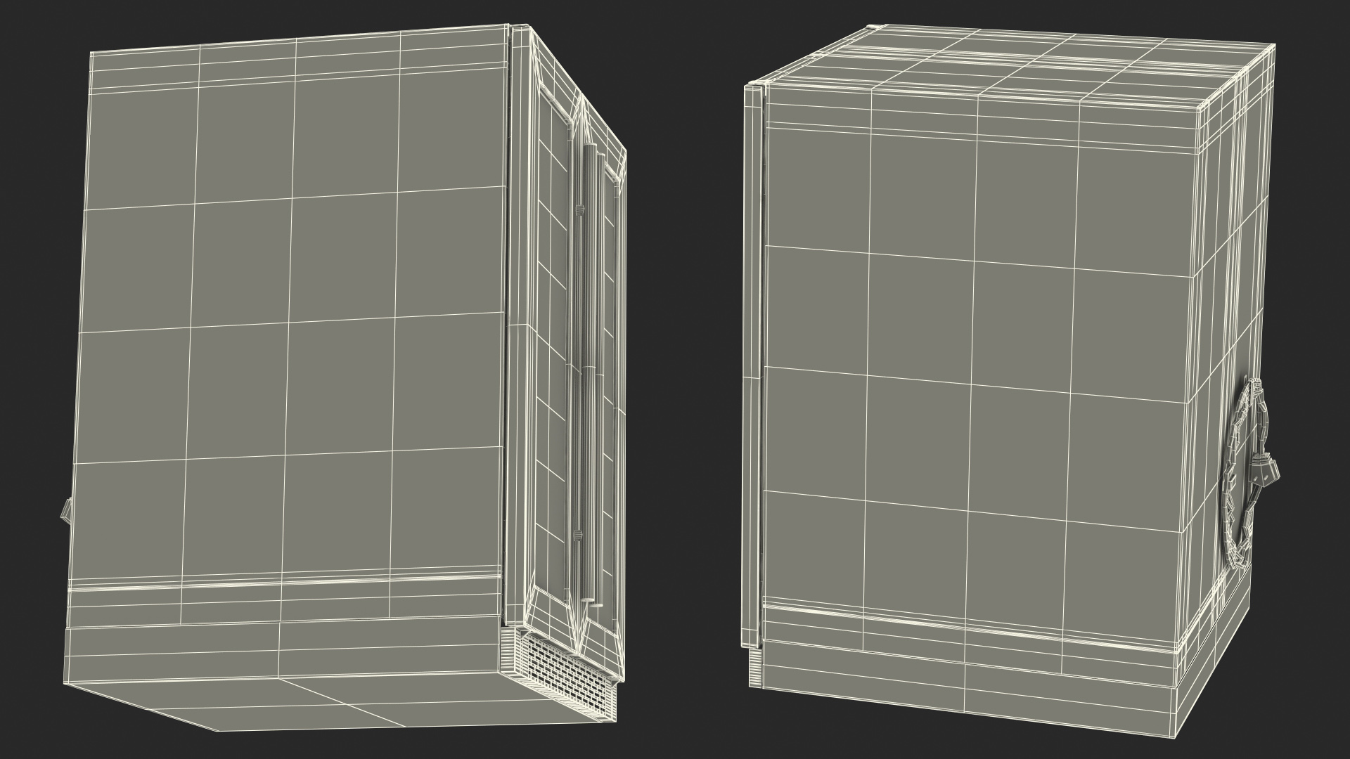 Wine Coolers Set Wine Cola Water 3D