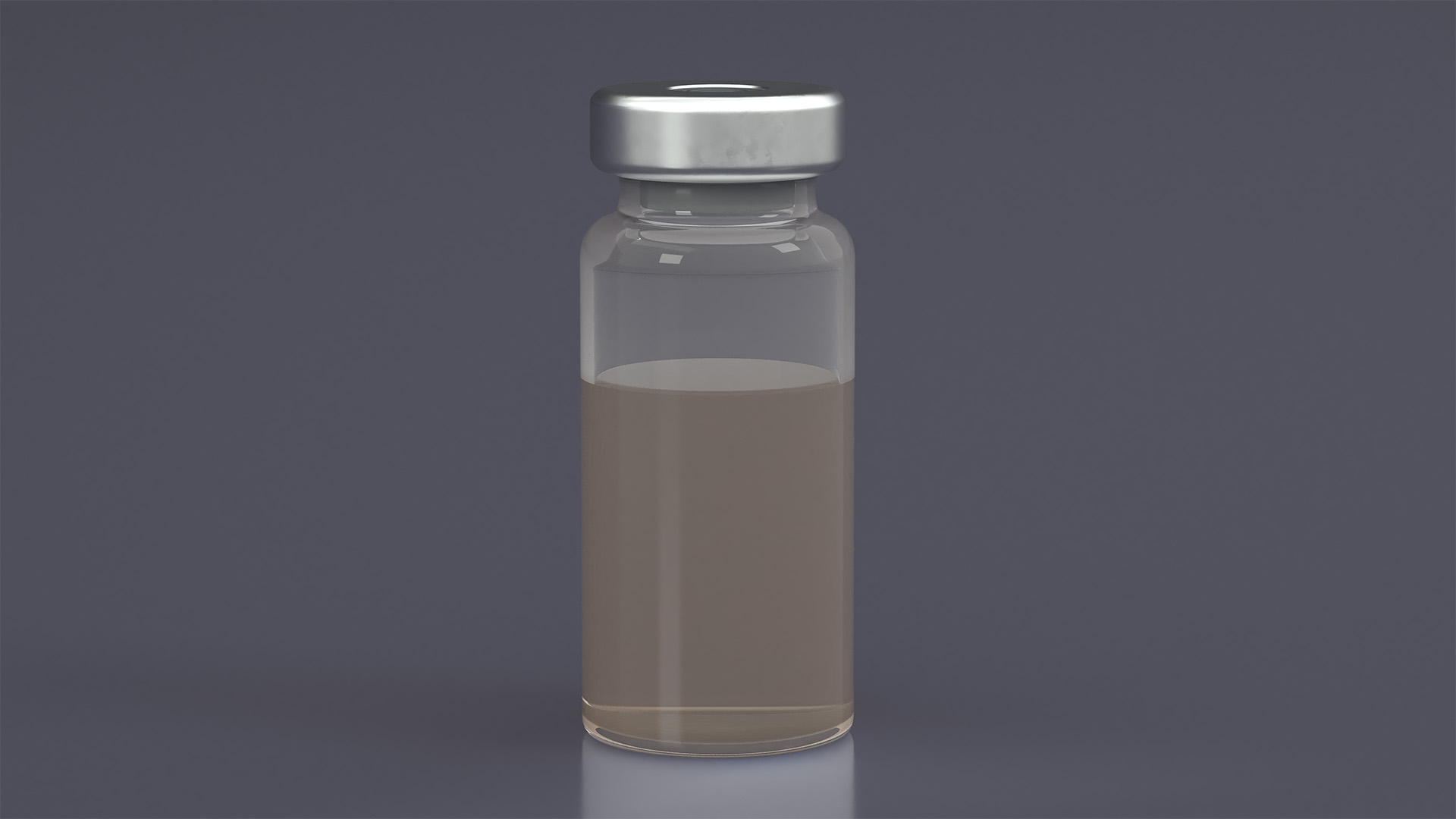 Sterile Vial 10ml Orange 3D model