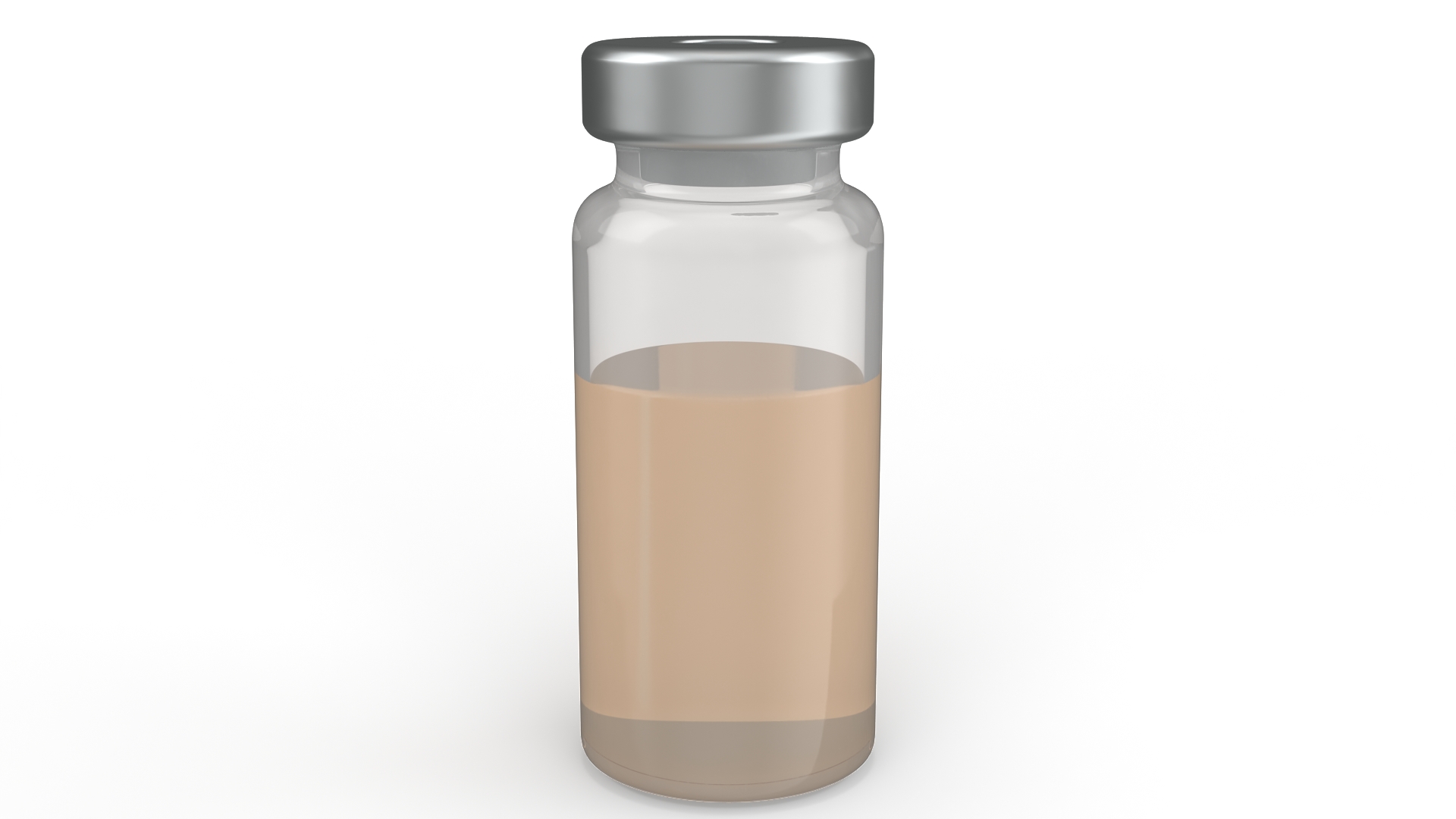 Sterile Vial 10ml Orange 3D model