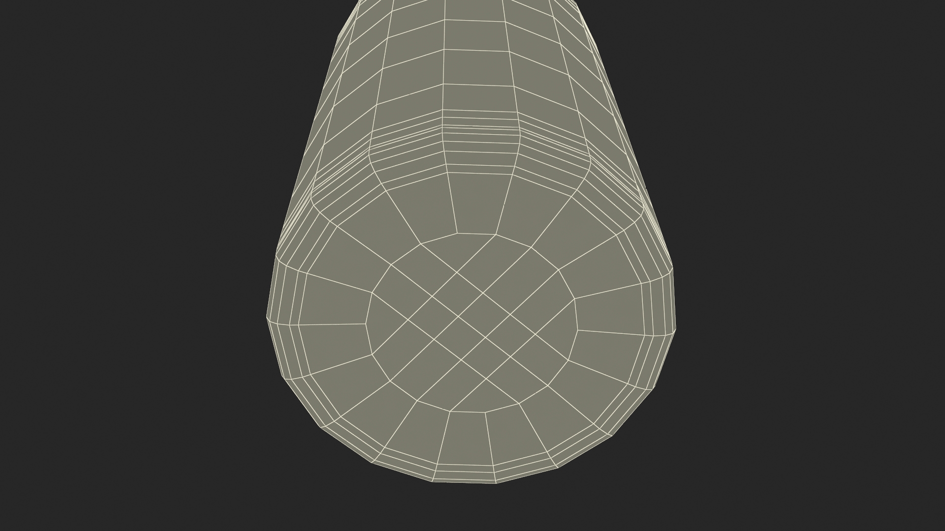 Sterile Vial 10ml Orange 3D model