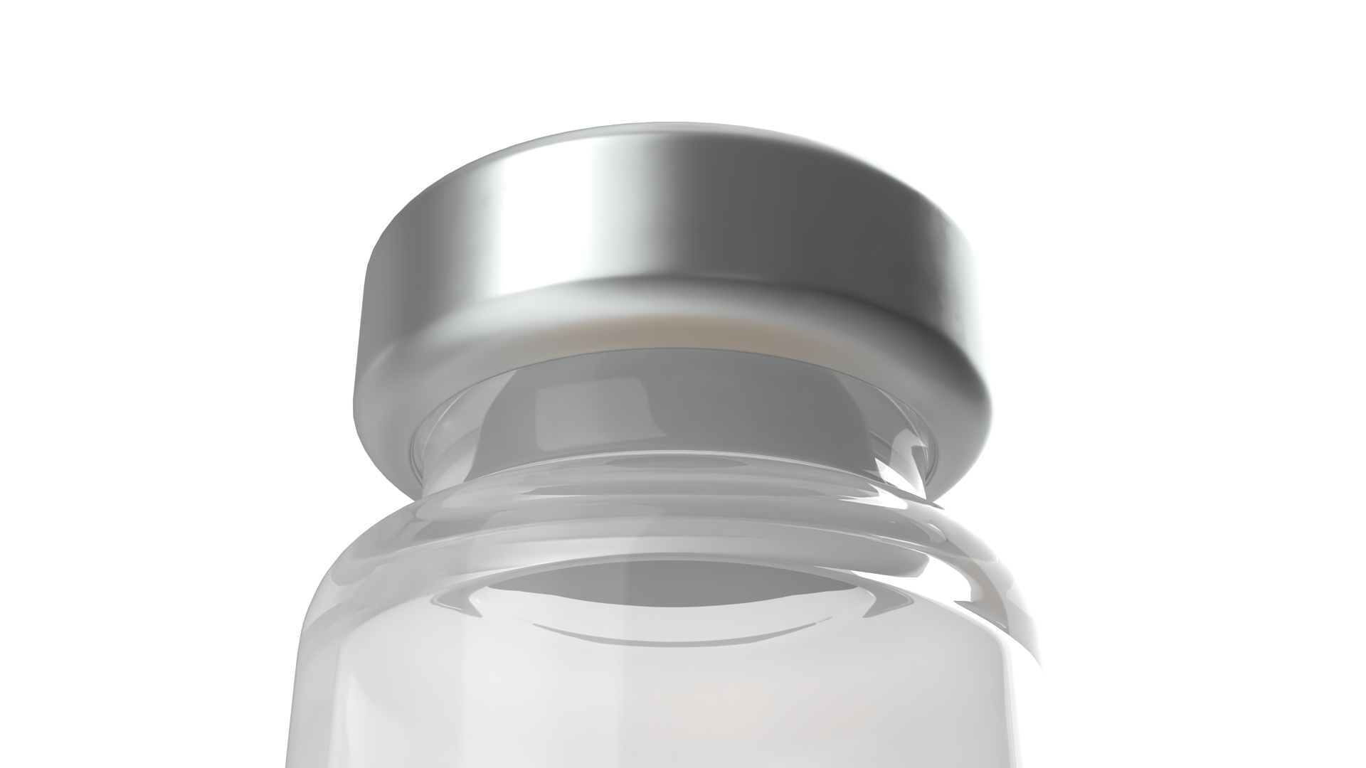 Sterile Vial 10ml Orange 3D model