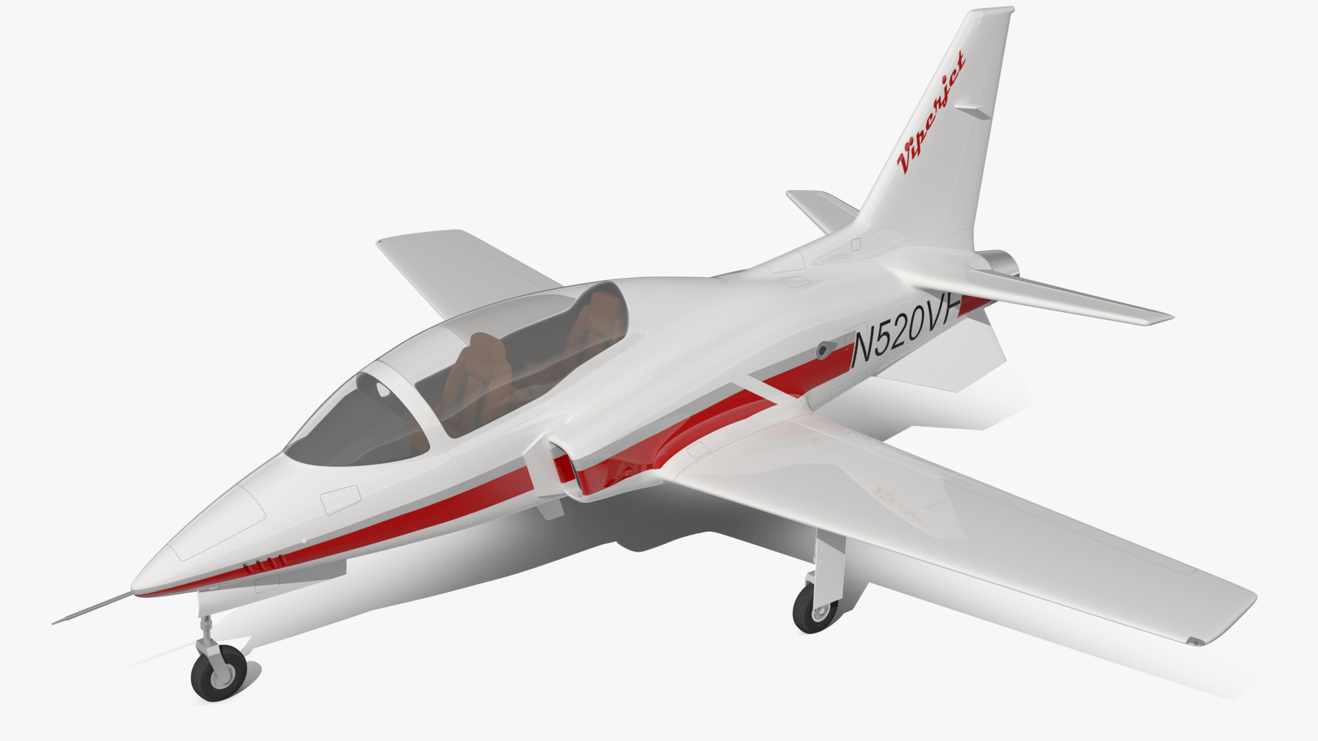 3D Private Jet ViperJet Rigged for Maya