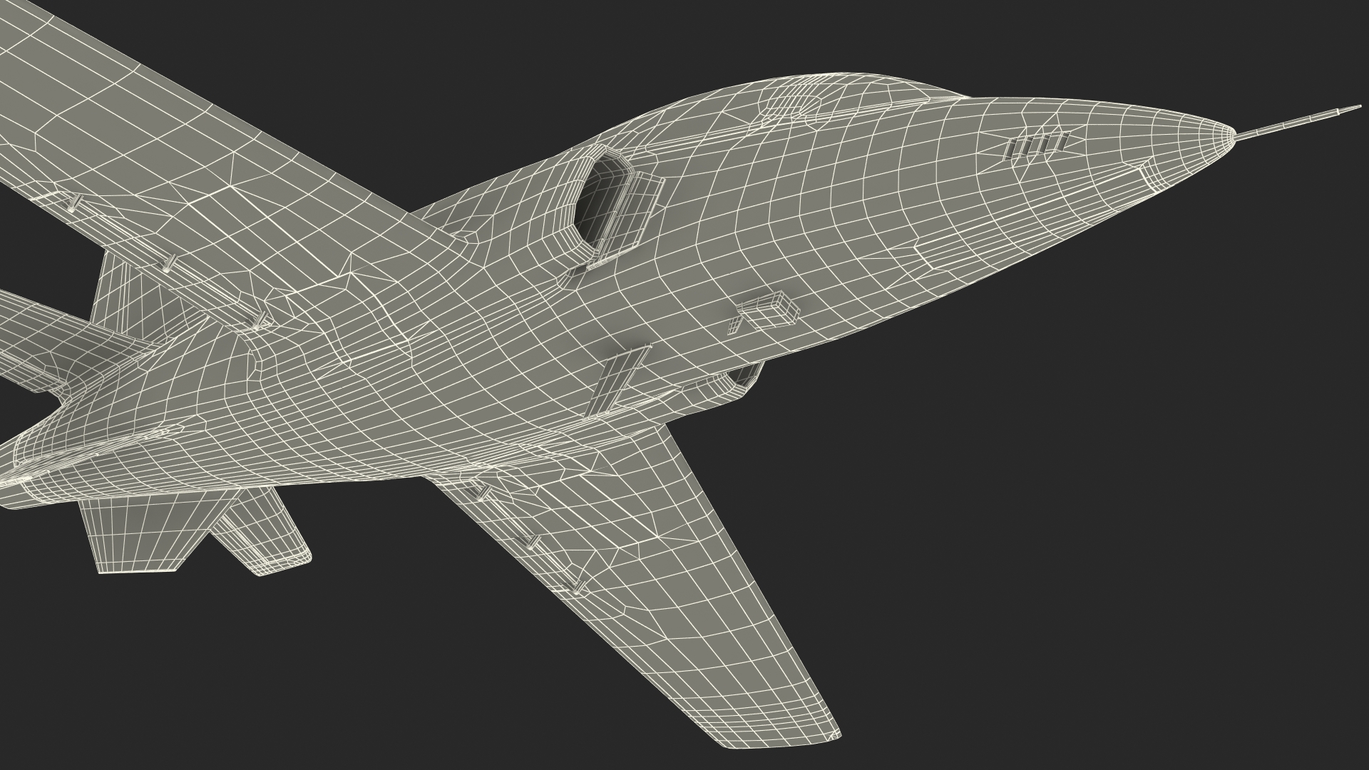 3D Private Jet ViperJet Rigged for Maya