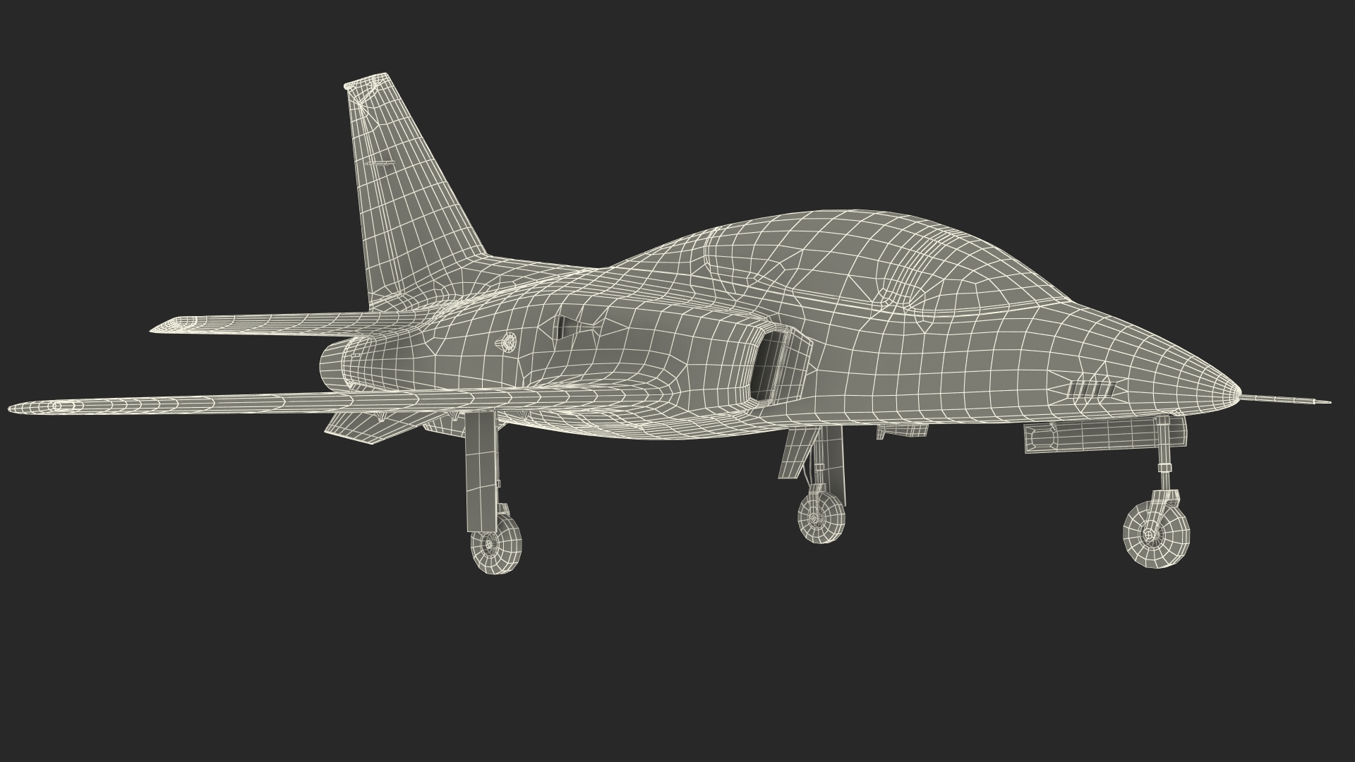 3D Private Jet ViperJet Rigged for Maya