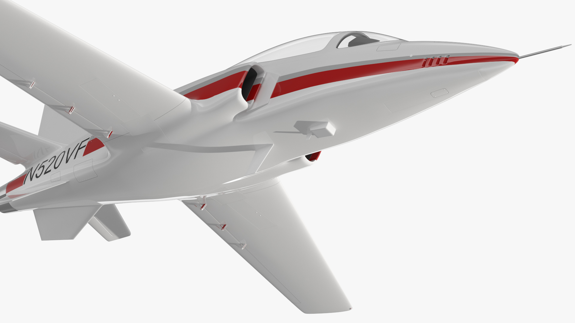 3D Private Jet ViperJet Rigged for Maya