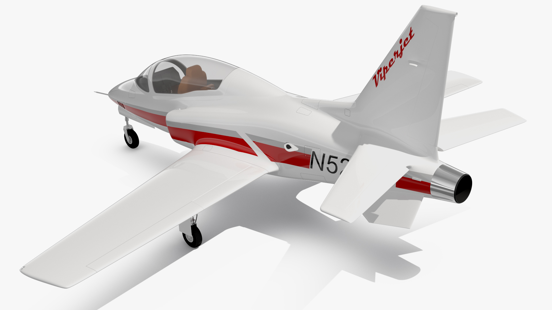 3D Private Jet ViperJet Rigged for Maya