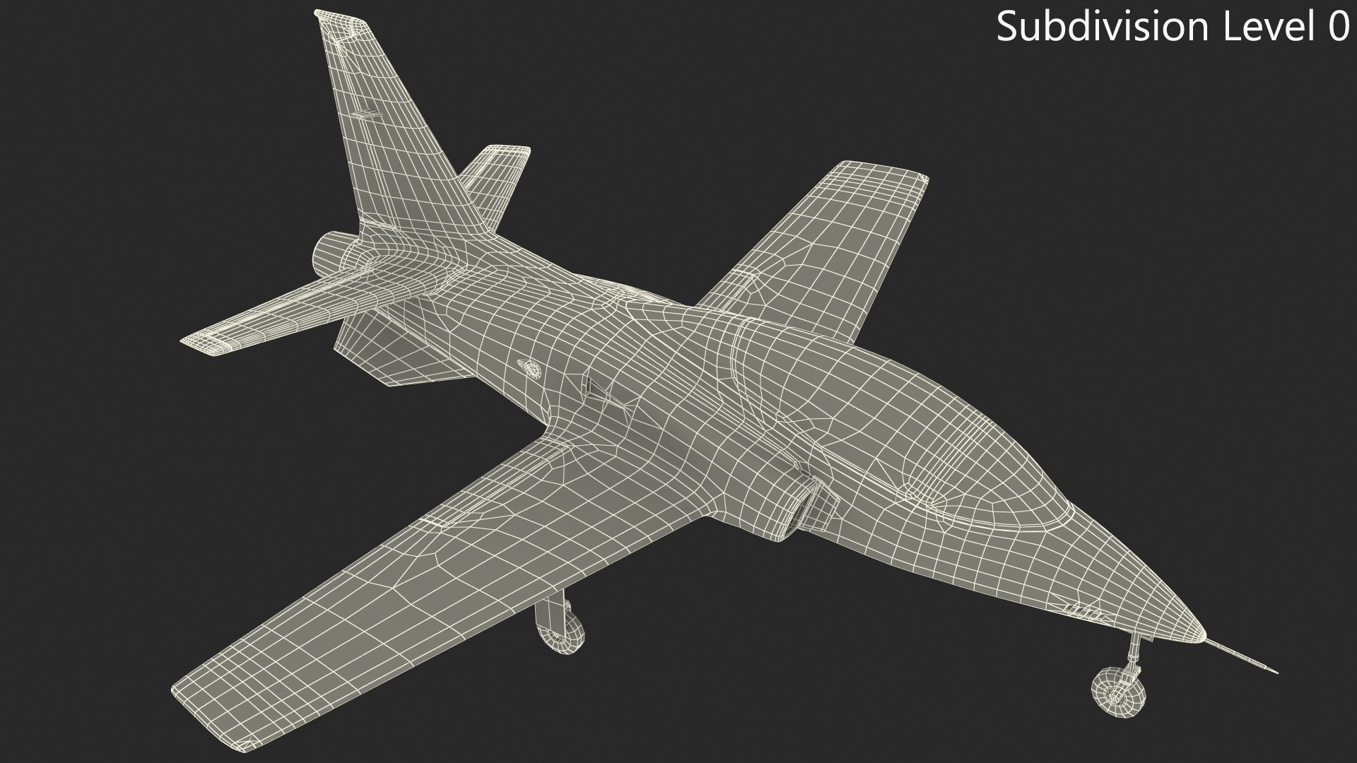 3D Private Jet ViperJet Rigged for Maya