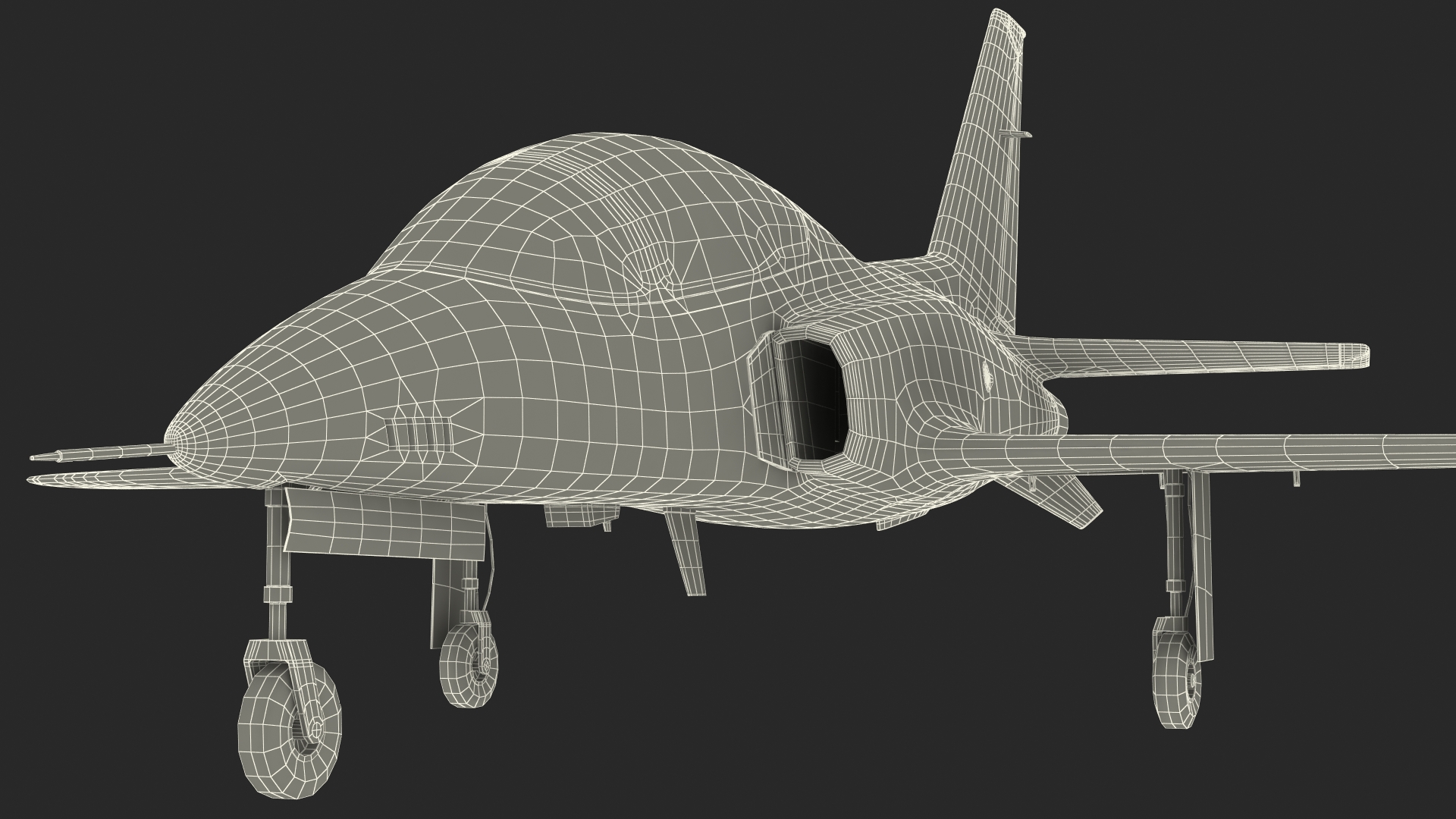 3D Private Jet ViperJet Rigged for Maya