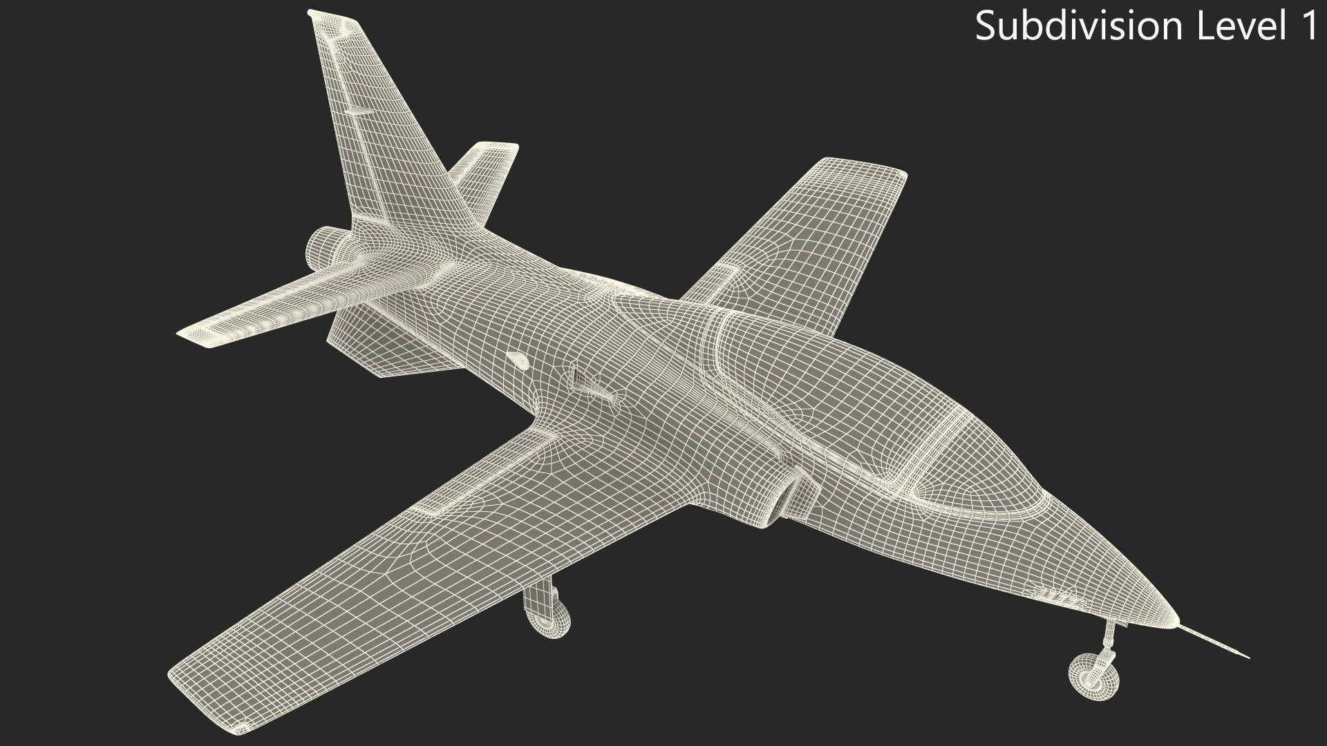 3D Private Jet ViperJet Rigged for Maya