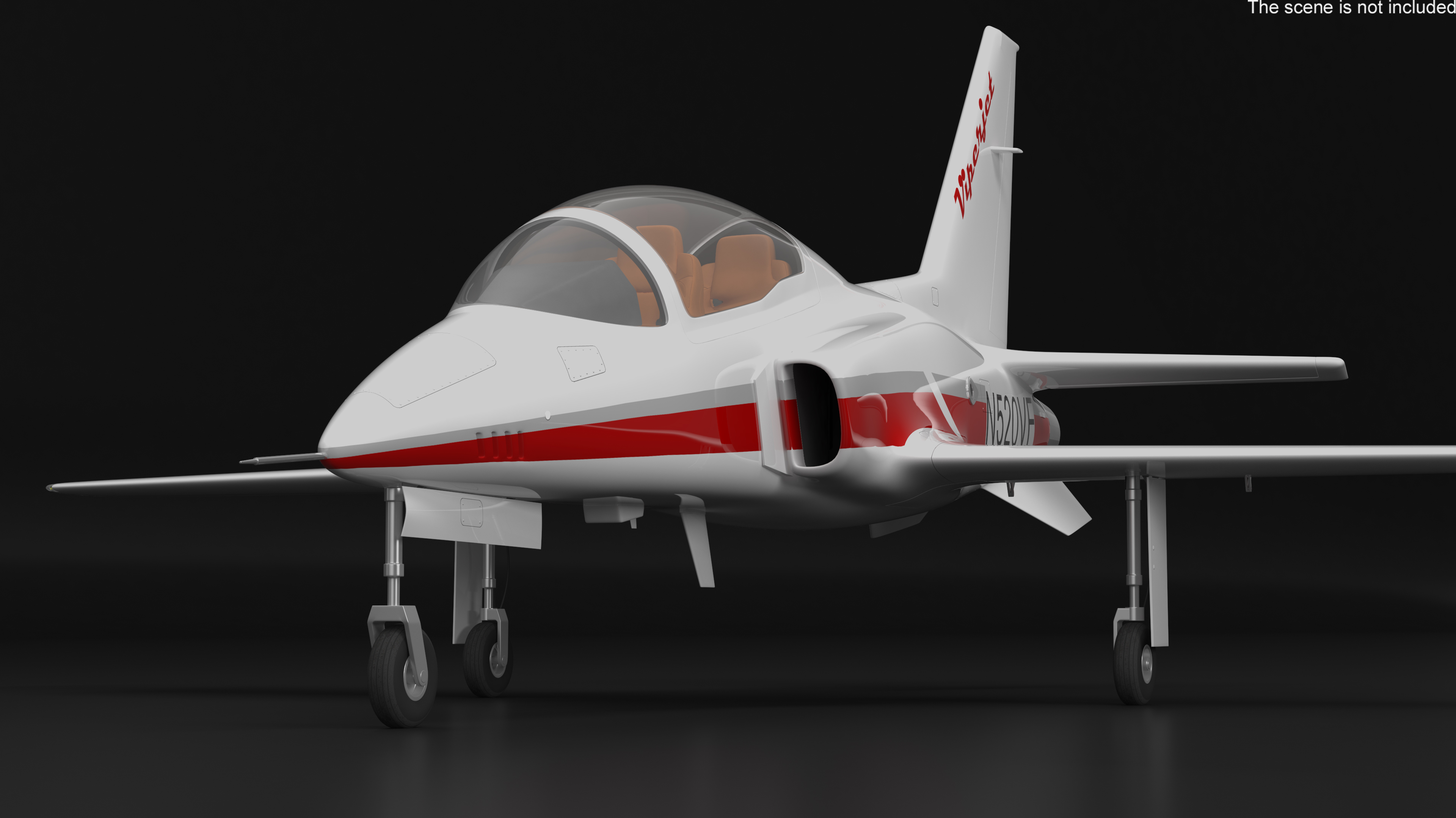 3D Private Jet ViperJet Rigged for Maya