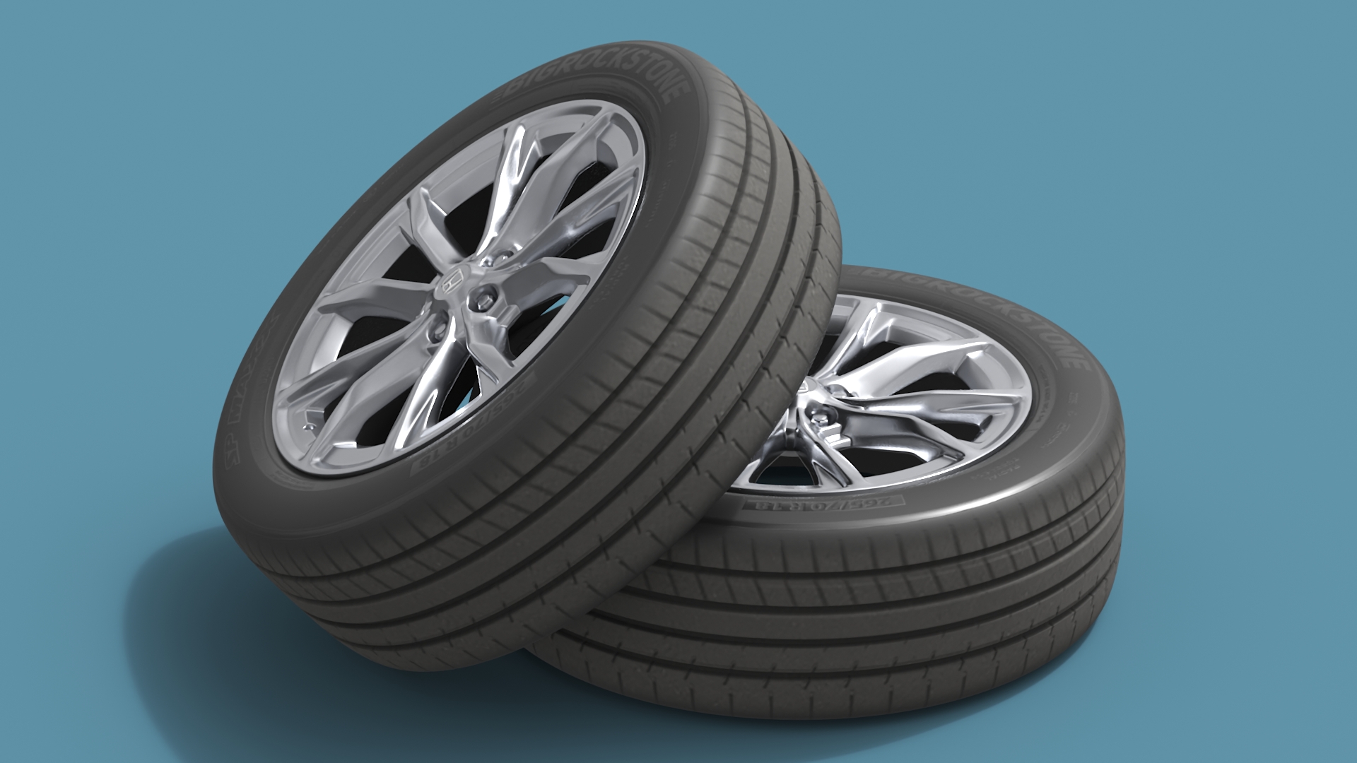 3D 2025 Honda CR-V Wheel Gray