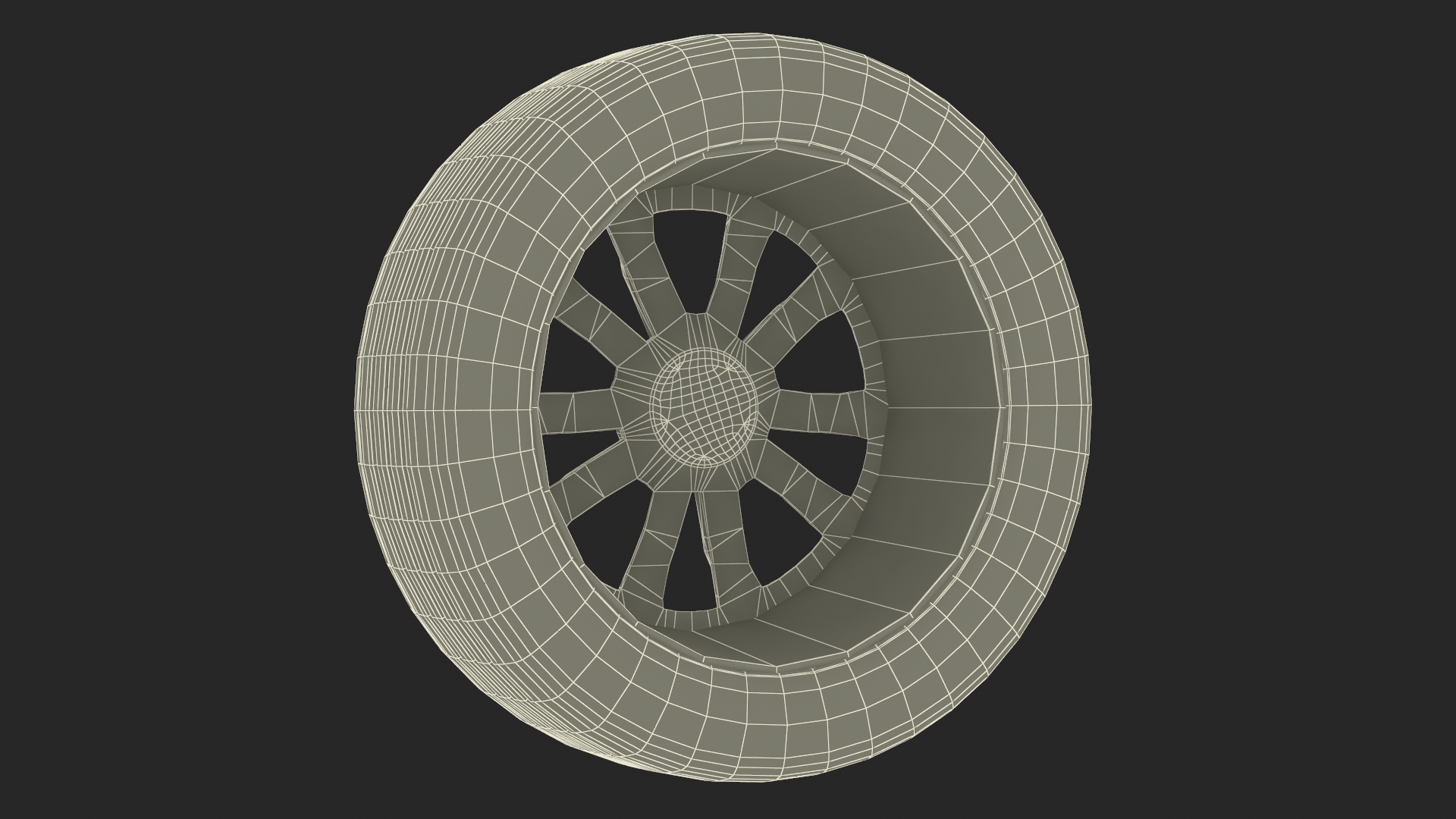 3D 2025 Honda CR-V Wheel Gray