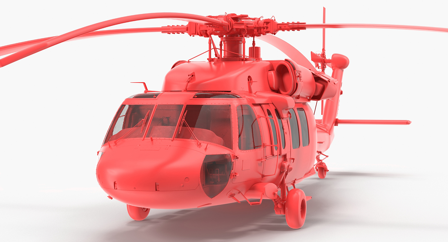 3D model Sikorsky UH 60 Black Hawk Military Israel Utility Helicopter