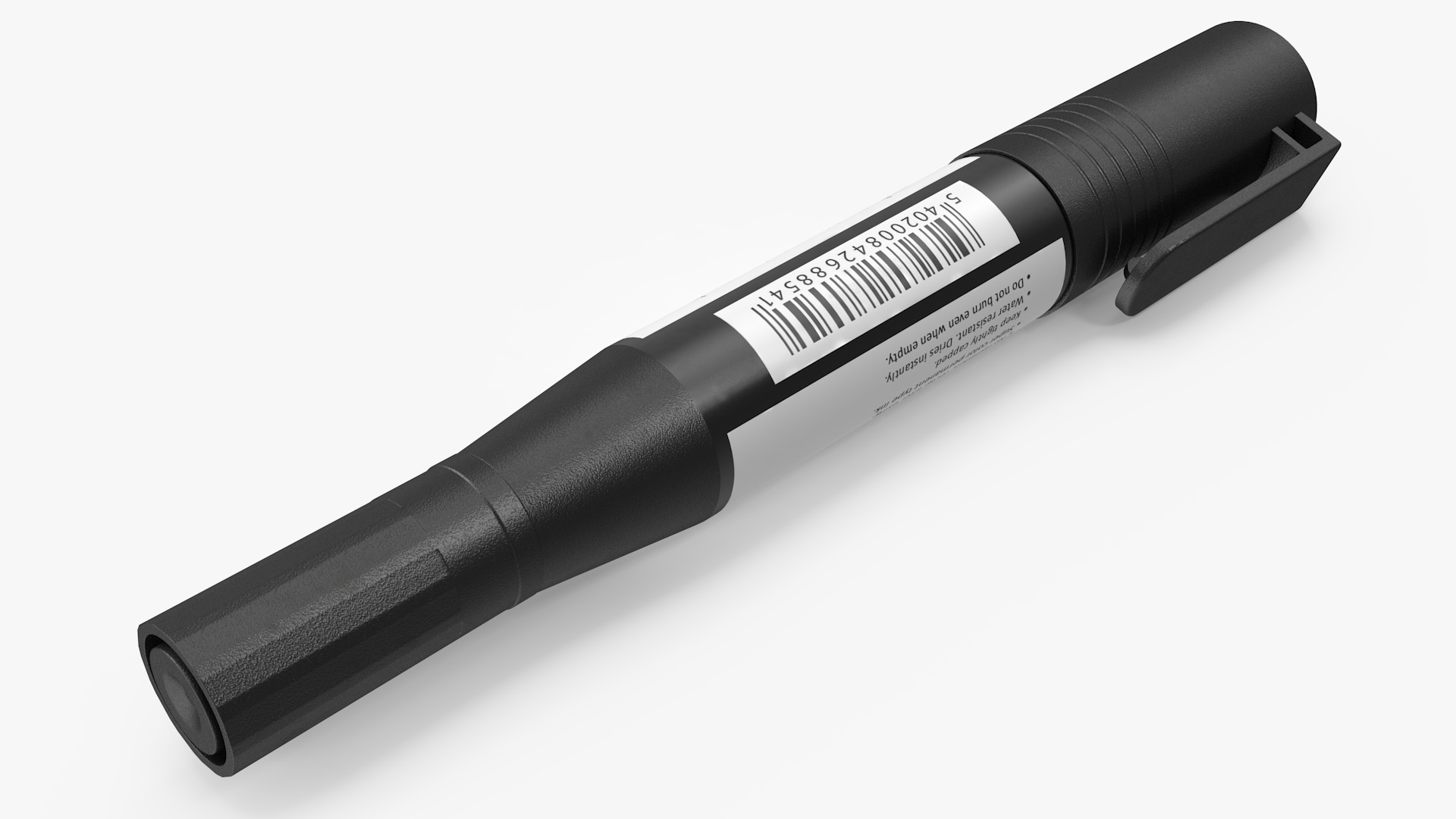 3D model Double-Ended Marker Black