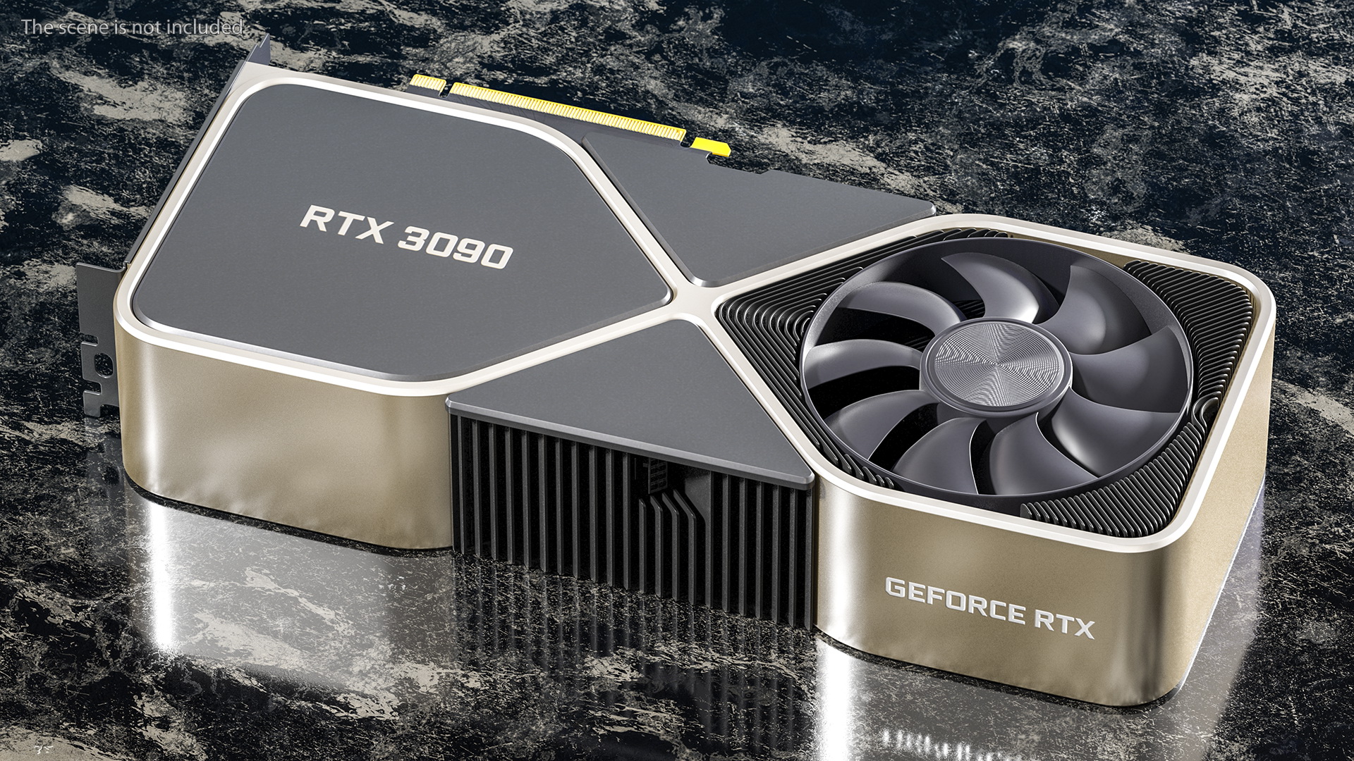 3D model Nvidia GeForce RTX 3090 Founders Edition